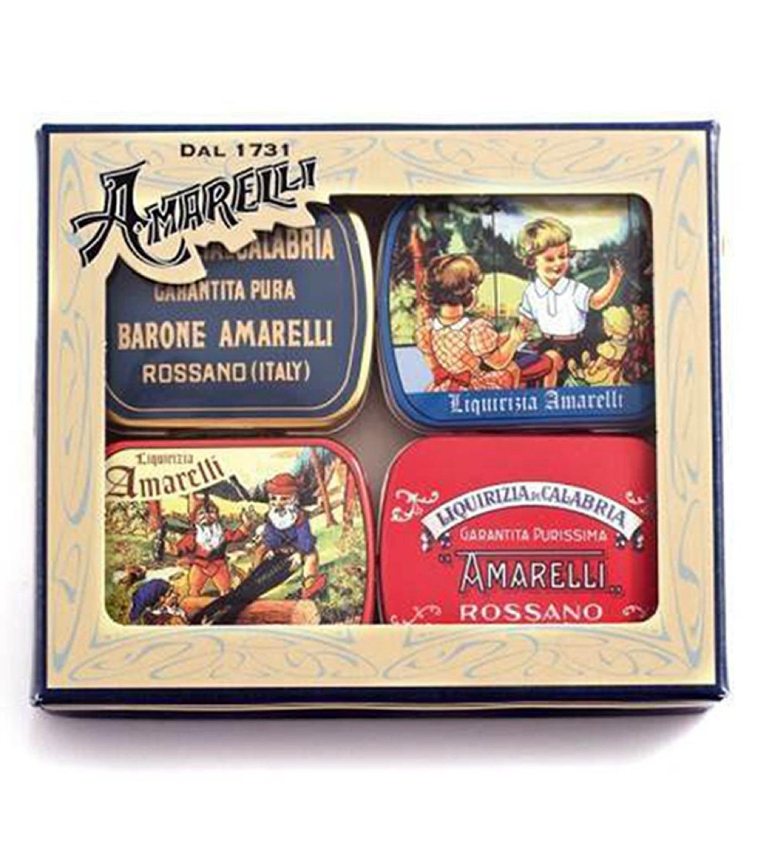 Pure Licorice Gift Box: Black Licorice Mint Liquorice Candies Anice Licorice Sweets | 4x20gr - Buy Online on SooperMarket.com