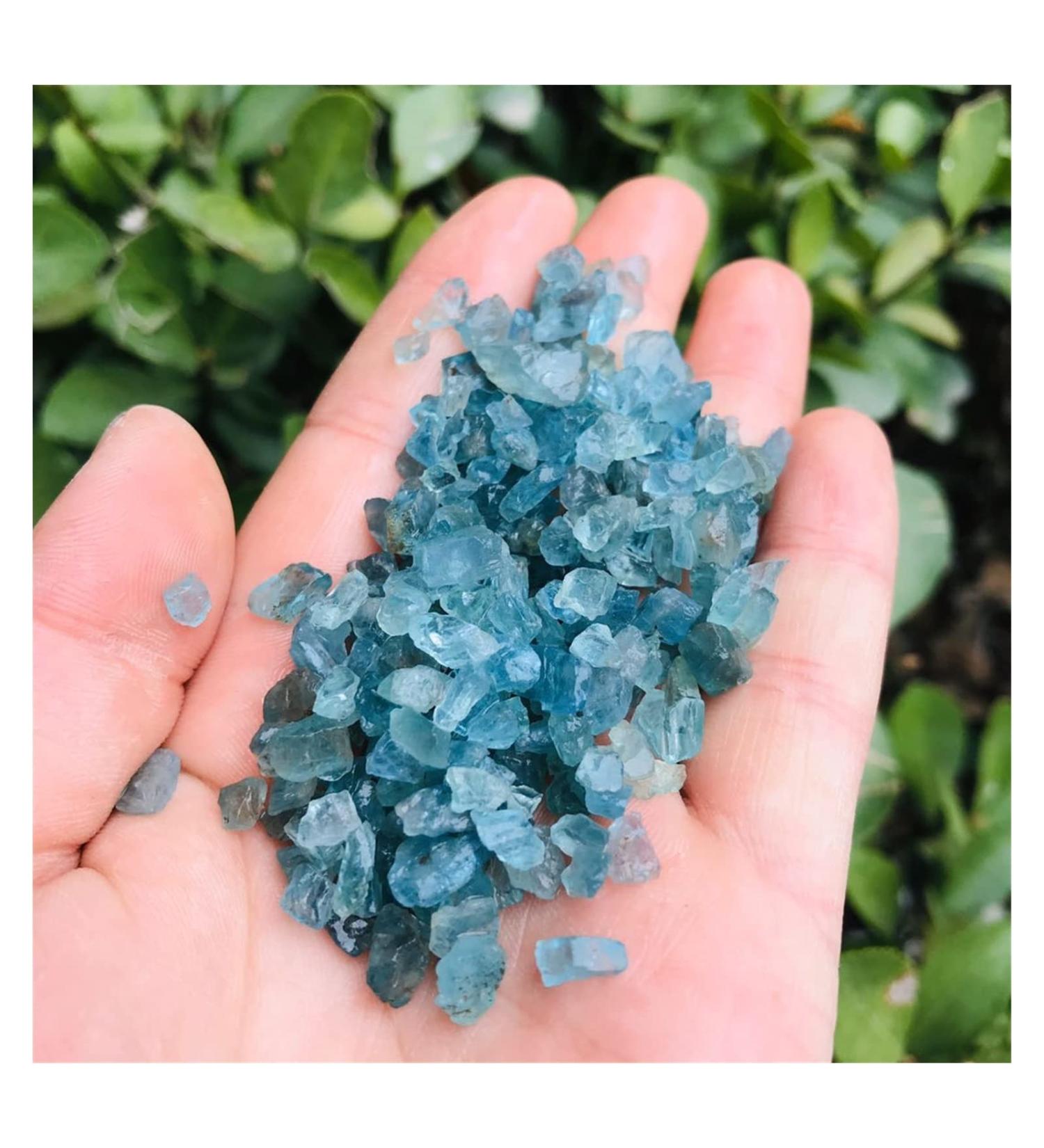 HYCYYFC 100G Rough Gemstone Natural Blue Apatite Raw Stone Gravels (Color : 100G) - Buy Online on SooperMarket.com