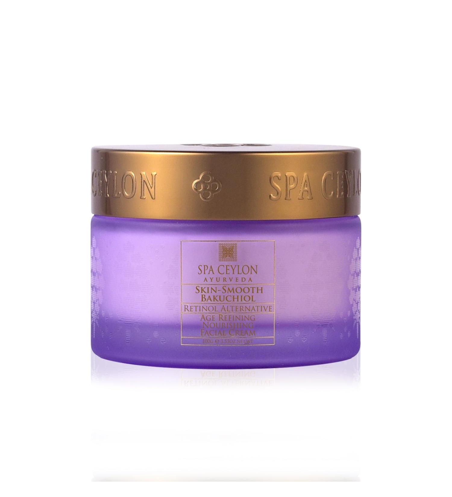 SPA CEYLON Bakuchiol Age Refining Facial Cream | Nourishing Daily Skin Care | Anti-Aging & Wrinkle Smoothing | Ayurveda for Visibly Firmer Skin - Buy Online on SooperMarket.com