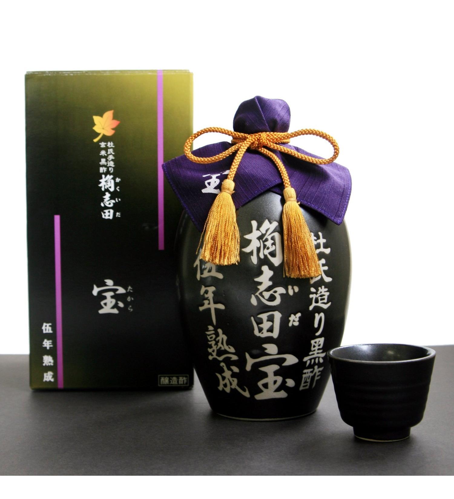 KAKUIDA Premium Organic Brown Rice Black Vinegar 5 Years Aged - 33.8 Fl Oz (1000 Ml) - Buy Online on SooperMarket.com