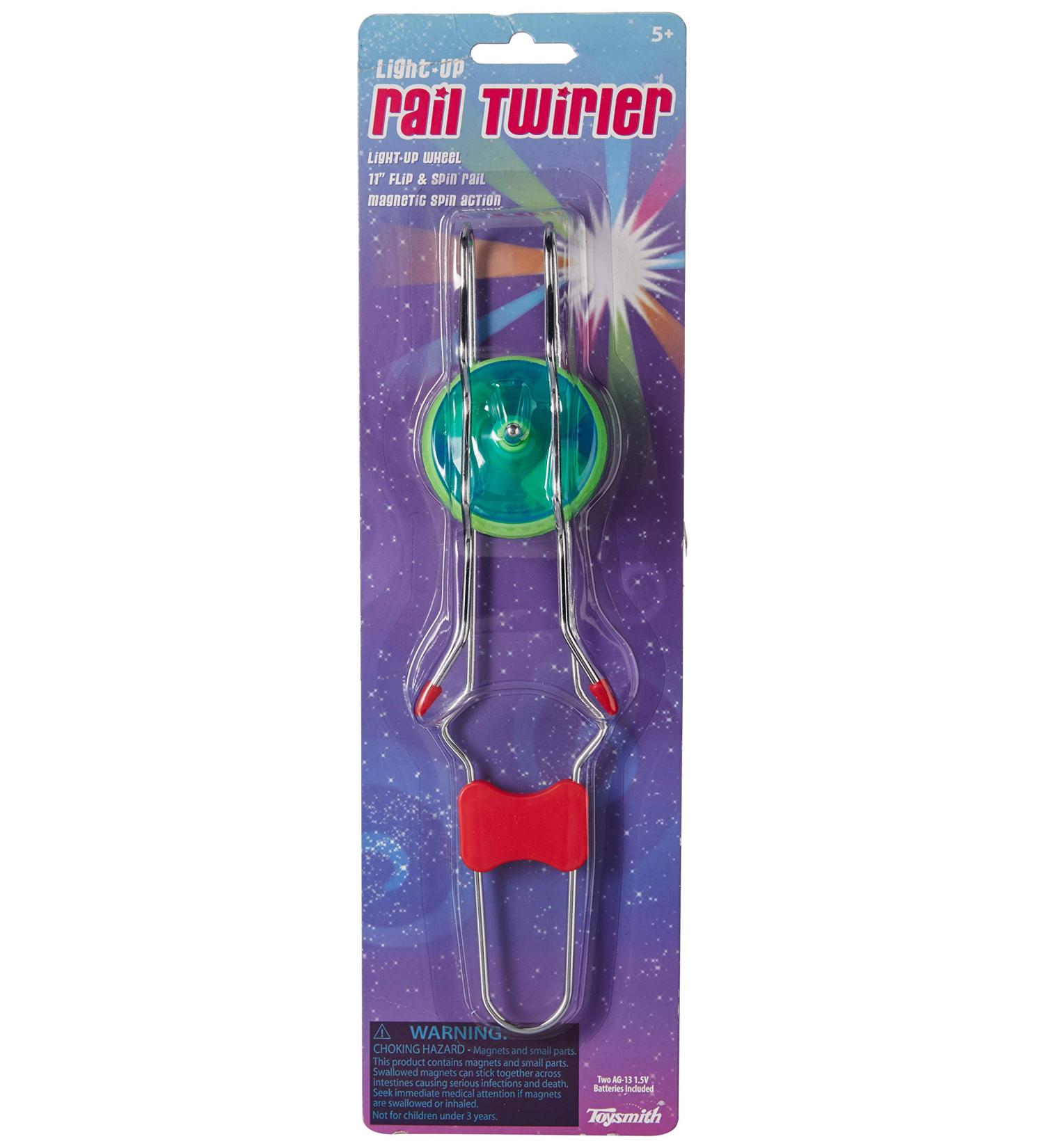 Toysmith Light-Up Rail Twirler - Colorful Spinning Toy for Kids - Buy Online on SooperMarket.com