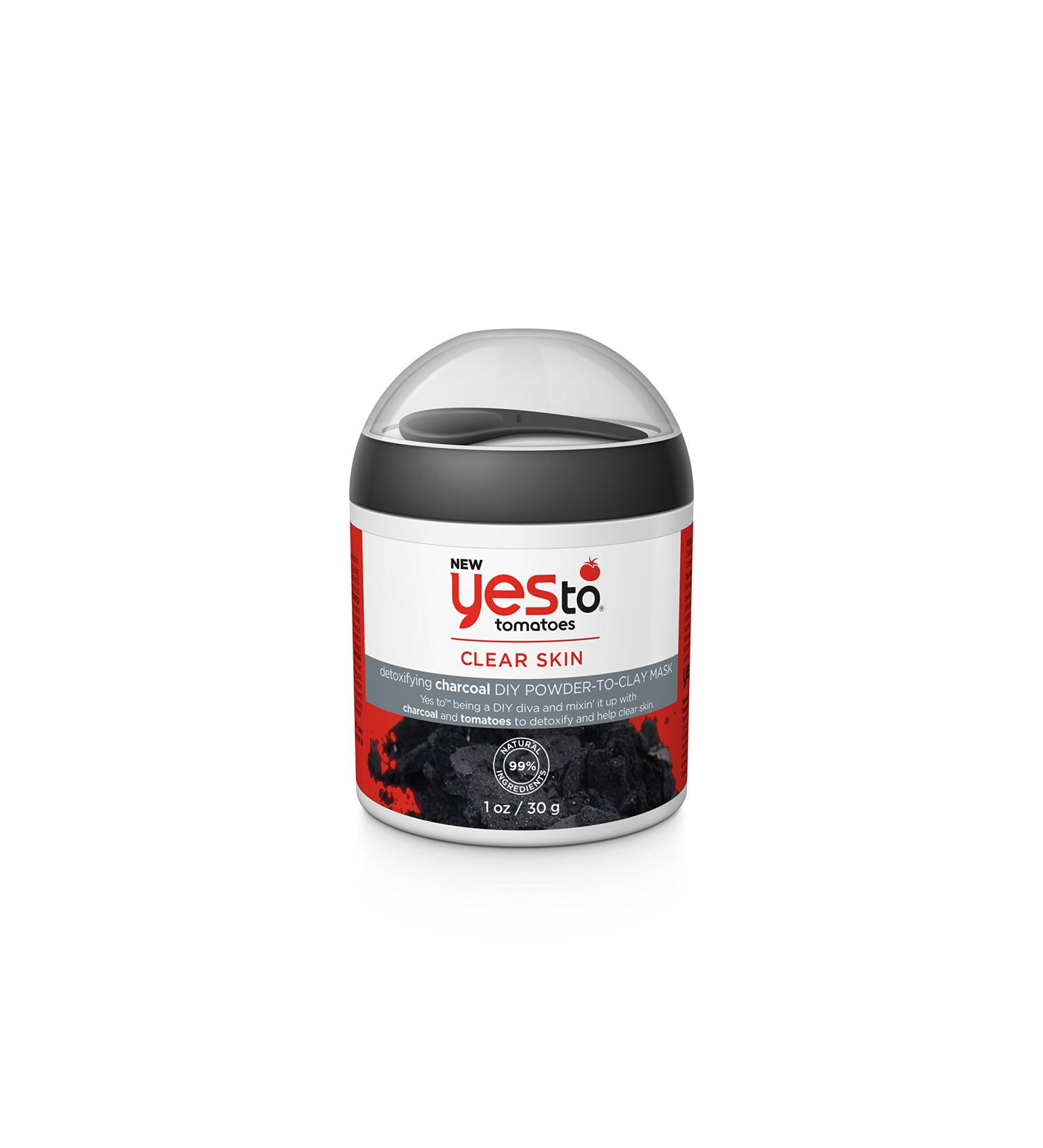 Yes To Tomatoes Detoxifying Charcoal DIY Powder To Paste Mask - Buy Online on SooperMarket.com