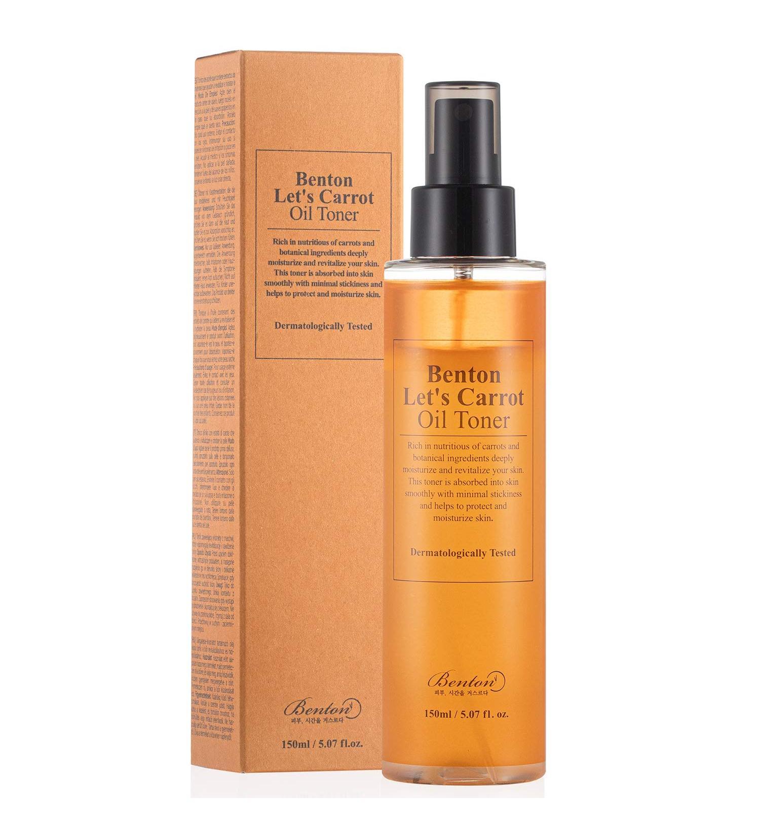 Benton Let's Carrot Oil Toner 150ml - Nourishing Toner with Carrot Extract - Buy Online on SooperMarket.com