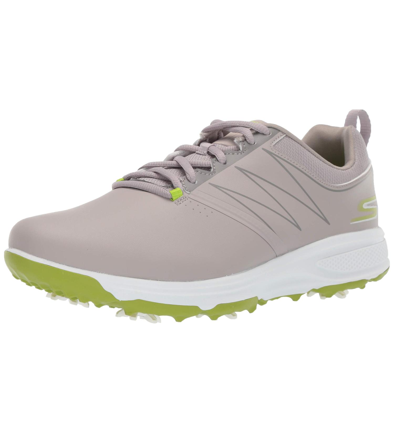 Skechers Men's Torque Waterproof Golf Shoe - 43 EU Gray Synthetic with Lime Trim | International Shipping Available - Buy Online on SooperMarket.com
