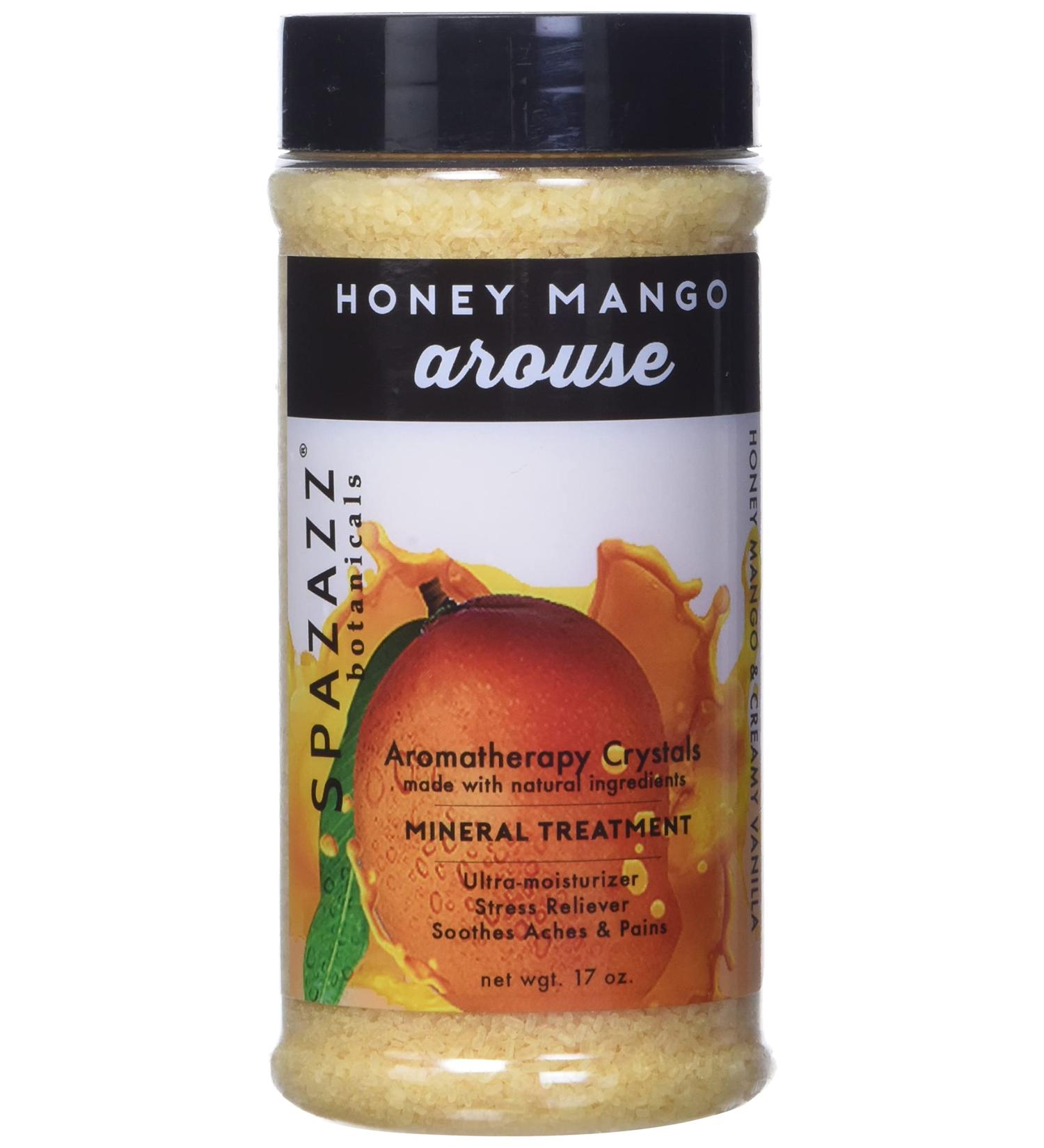 Spazazz Honey Mango Aromatherapy Spa Crystals - 17 oz (2 Pack) - Buy Online on SooperMarket.com