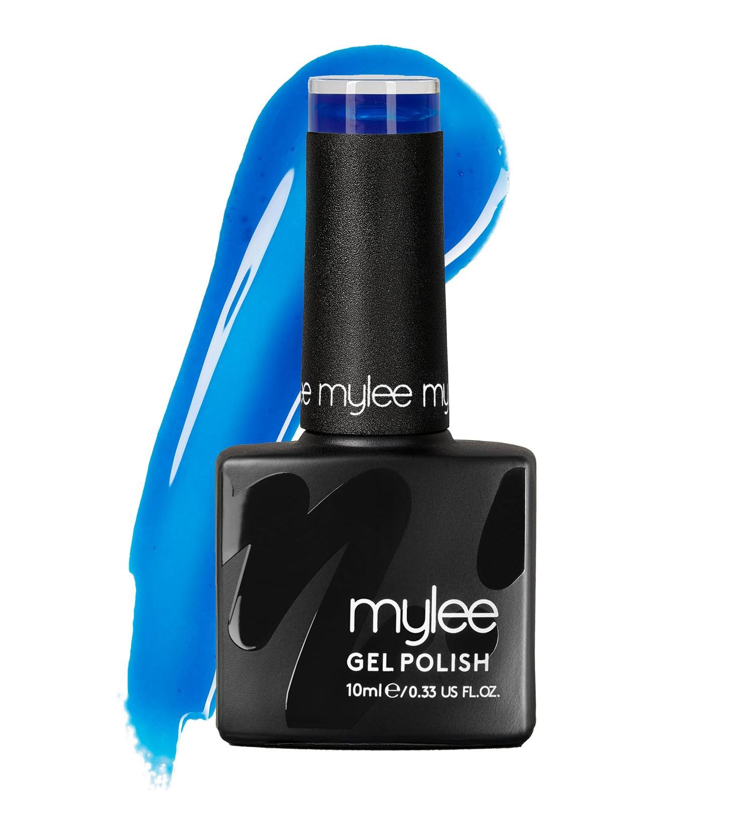 Mylee Blue Lagoon Gel Nail Polish 10ml - Neon Range, Long Lasting, Easy to Apply | MG0141 - Buy Online on SooperMarket.com