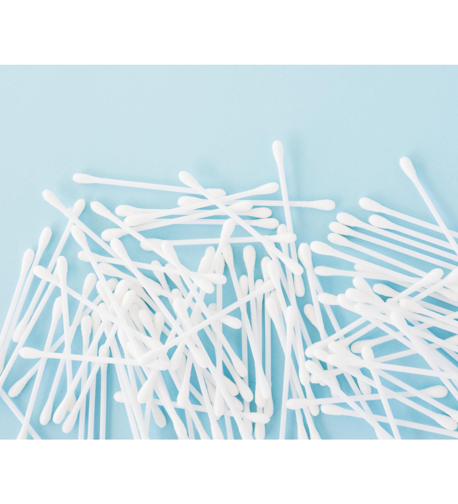 100% Biodegradable Cotton Swabs Plastic-Free Ear Sticks (200 Pack) | Eco-Friendly & Sustainable Cotton Heads - Buy Online on SooperMarket.com