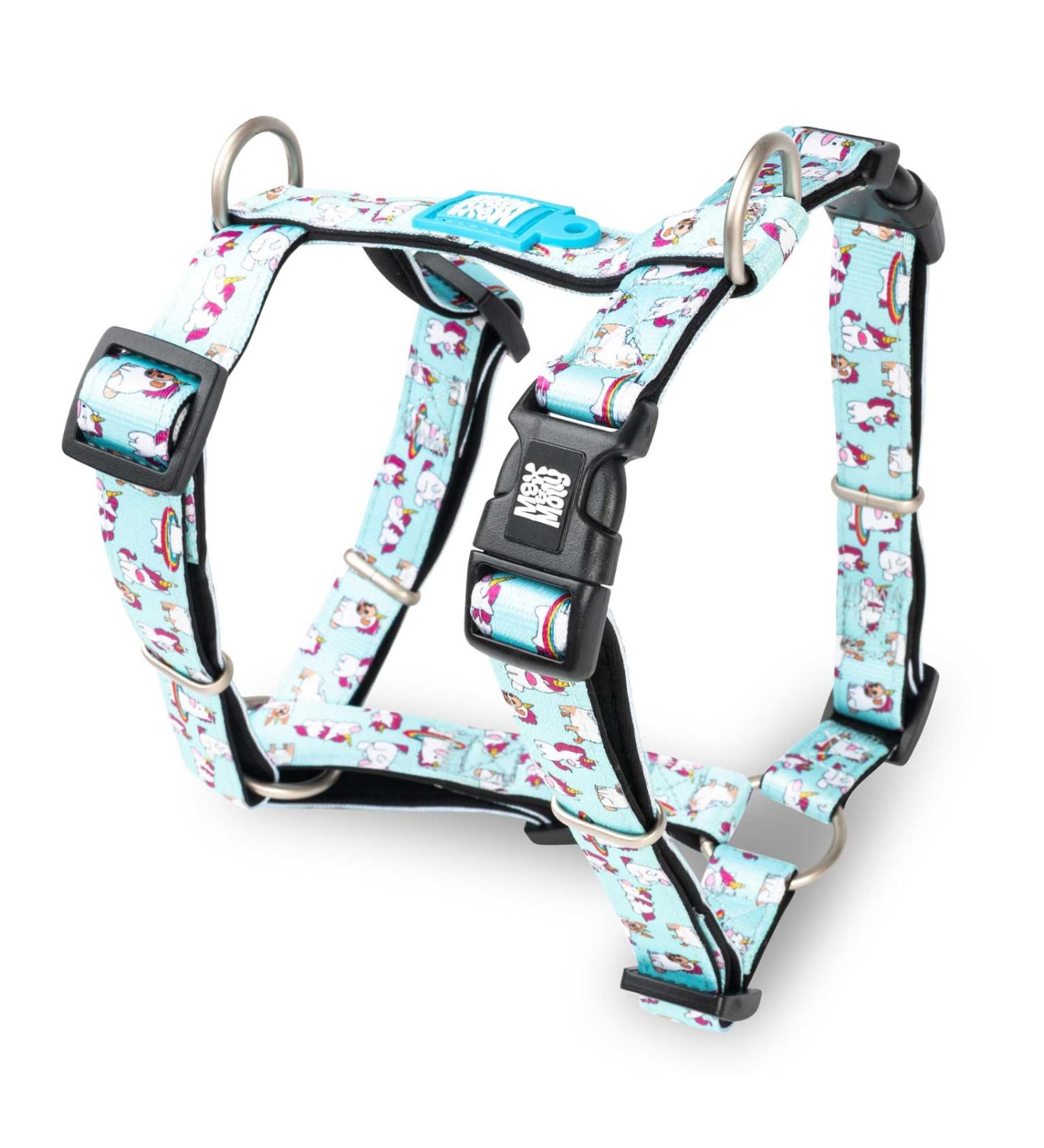 Max & Molly H-Shaped Dog Harness | Ultra-Comfortable Neoprene for Medium Dogs | Unicorn Design | Padded & Lightweight Safety - Buy Online on SooperMarket.com