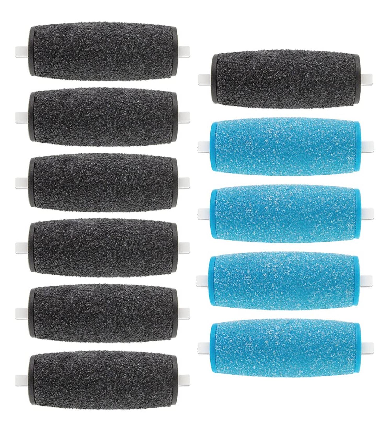 11 Pack: 7 Extra Coarse & 4 Regular Coarse Replacement Roller Heads for Amope Pedi Foot File - Buy Online on SooperMarket.com