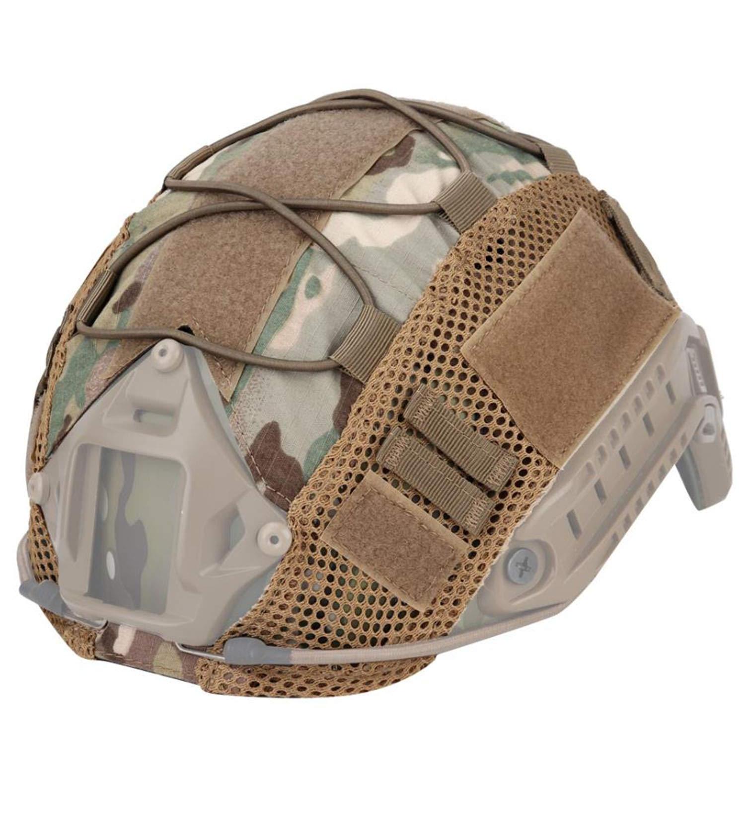 Jadedragon Multicam Camouflage Helmet Cover for Ops-Core FAST PJ Helmet - Size M/L - Buy Online on SooperMarket.com