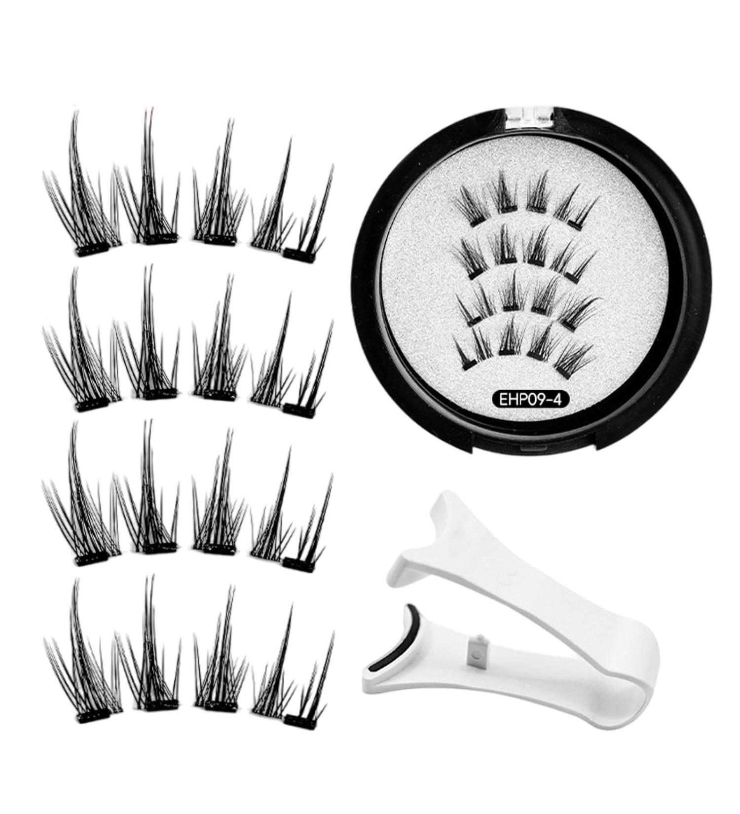 DASHIELL False Eyelashes Magnetic | No Glue Needed Eyelashes Kit With Applicator | Easy To Apply Lightweight Reusable No Glue Needed Lashes For All-Day Comfort - Buy Online on SooperMarket.com
