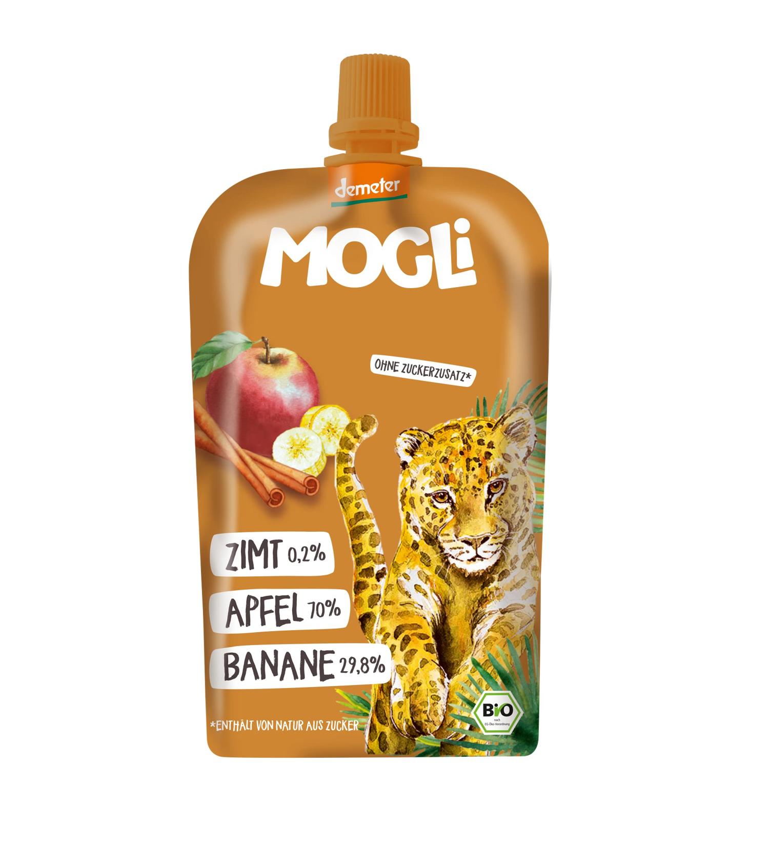 MOGLi Bio demeter Quetschi Apple Cinnamon 12 x 120g