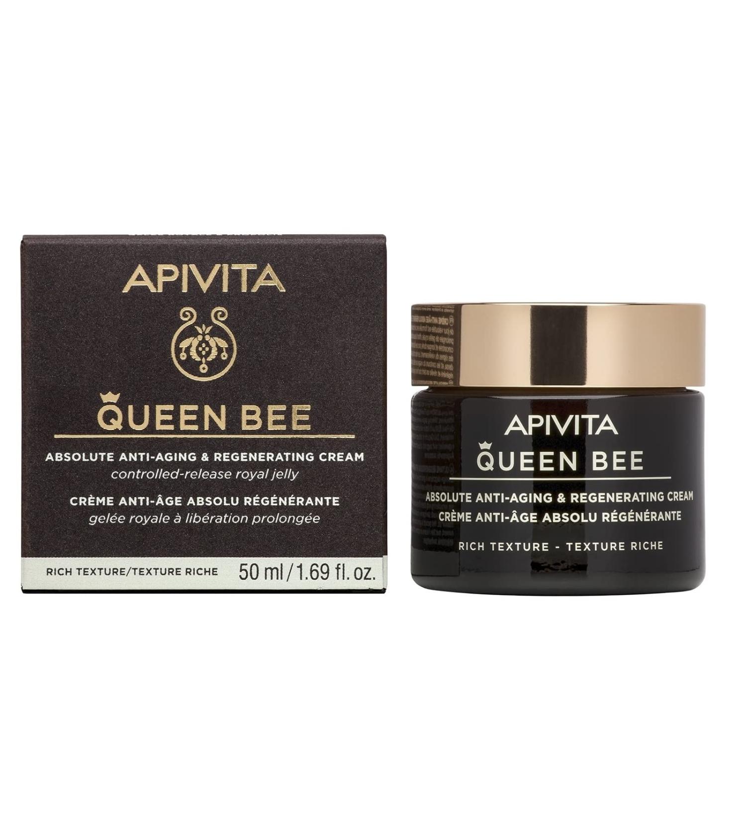 Apivita Queen Bee Holistic Age Defense Cream Rich Texture 50ml - Buy Online on SooperMarket.com
