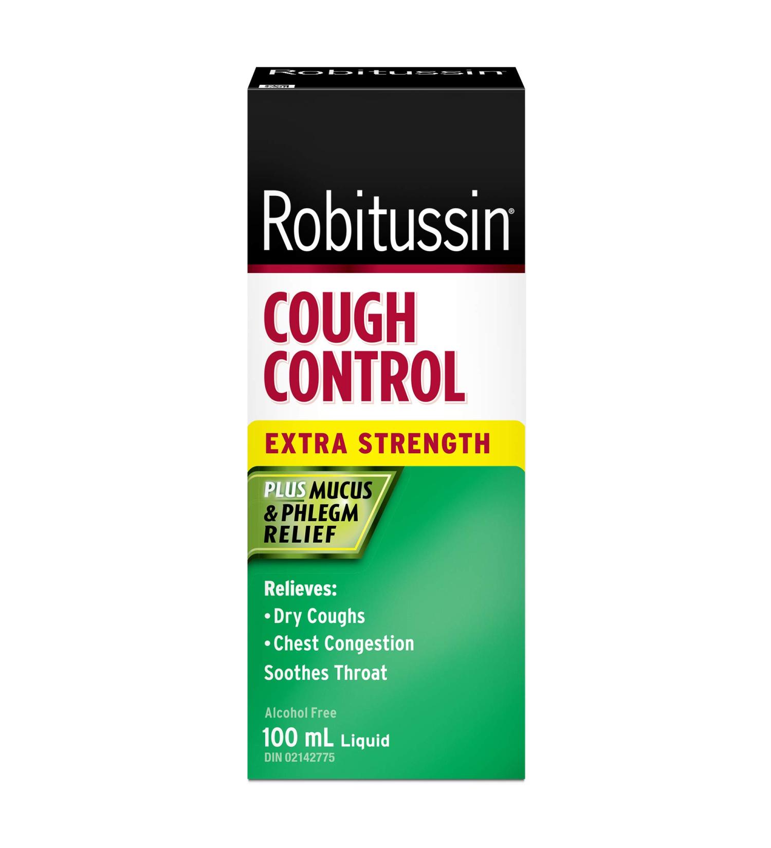 Robitussin Cough Control Extra Strength Cherry Flavor 100ml - Buy Online on SooperMarket.com