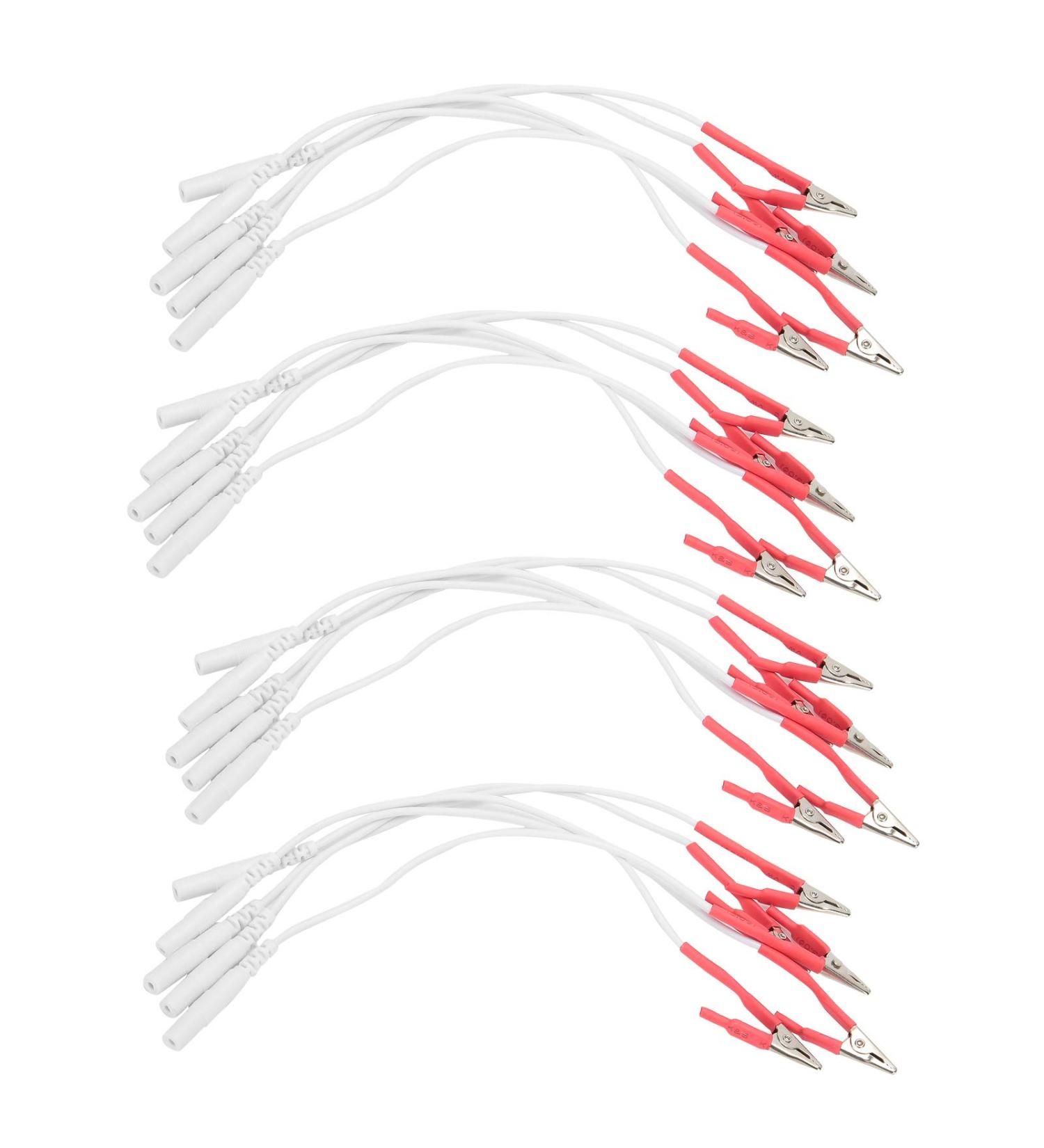 20pcs TENS Wire Cable Clip Electrode Wires for TENS Unit Physiotherapy Machine - Buy Online on SooperMarket.com