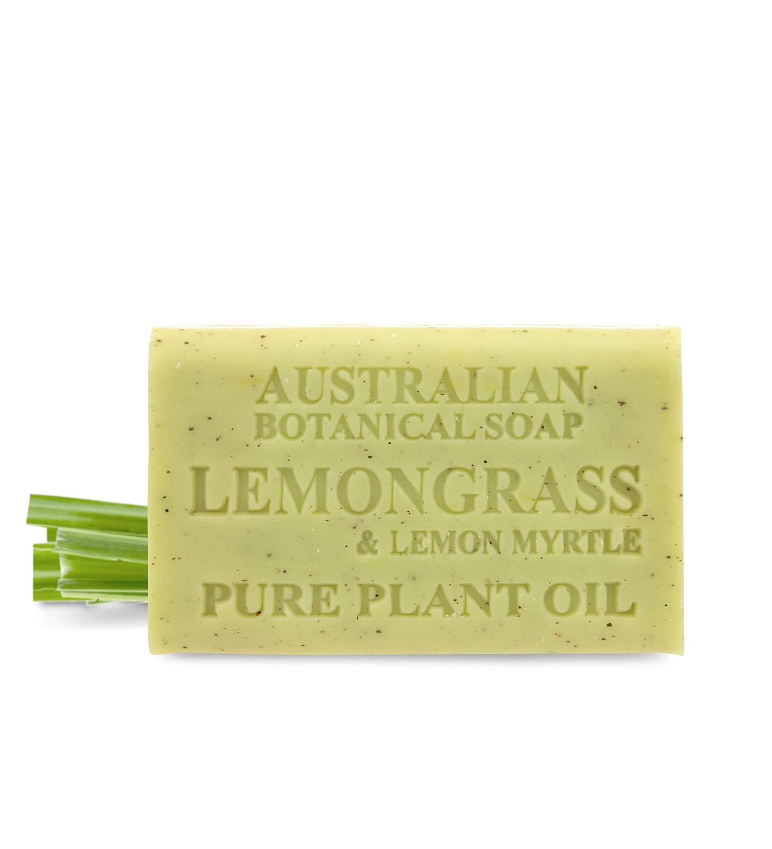 Australian Botanical Soap Lemongrass & Lemon Myrtle 6.6 oz | Shea Butter Enriched | All Skin Types | 1 Count - Buy Online on SooperMarket.com