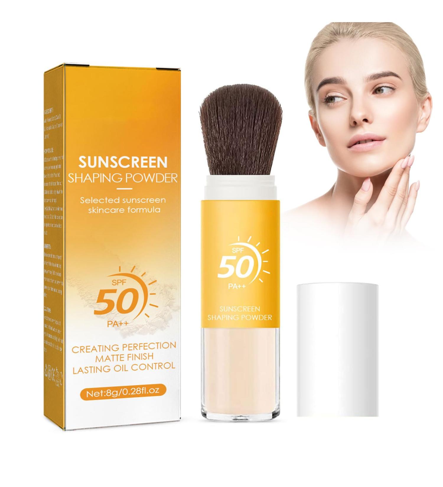 Nmbol 2 pieces Solar Cooling Mineral Sunscreen Mineral Mineral Sunscreen Setting Sun Protection Foundation SPF 50 Minimizes thin lines and pores - Buy Online on SooperMarket.com