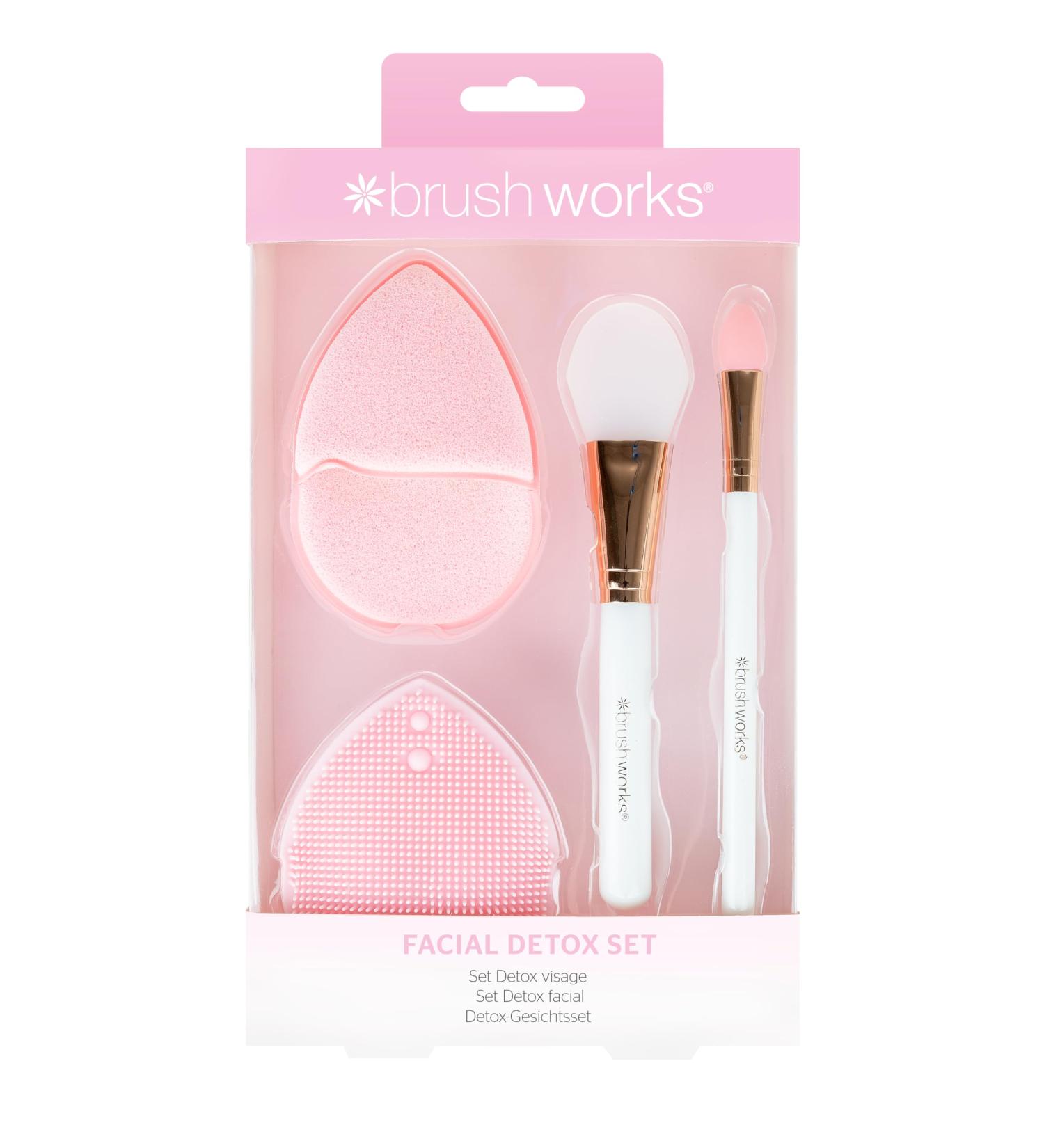 Brushworks Facial Detox Set Pink One Size - Buy Online on SooperMarket.com