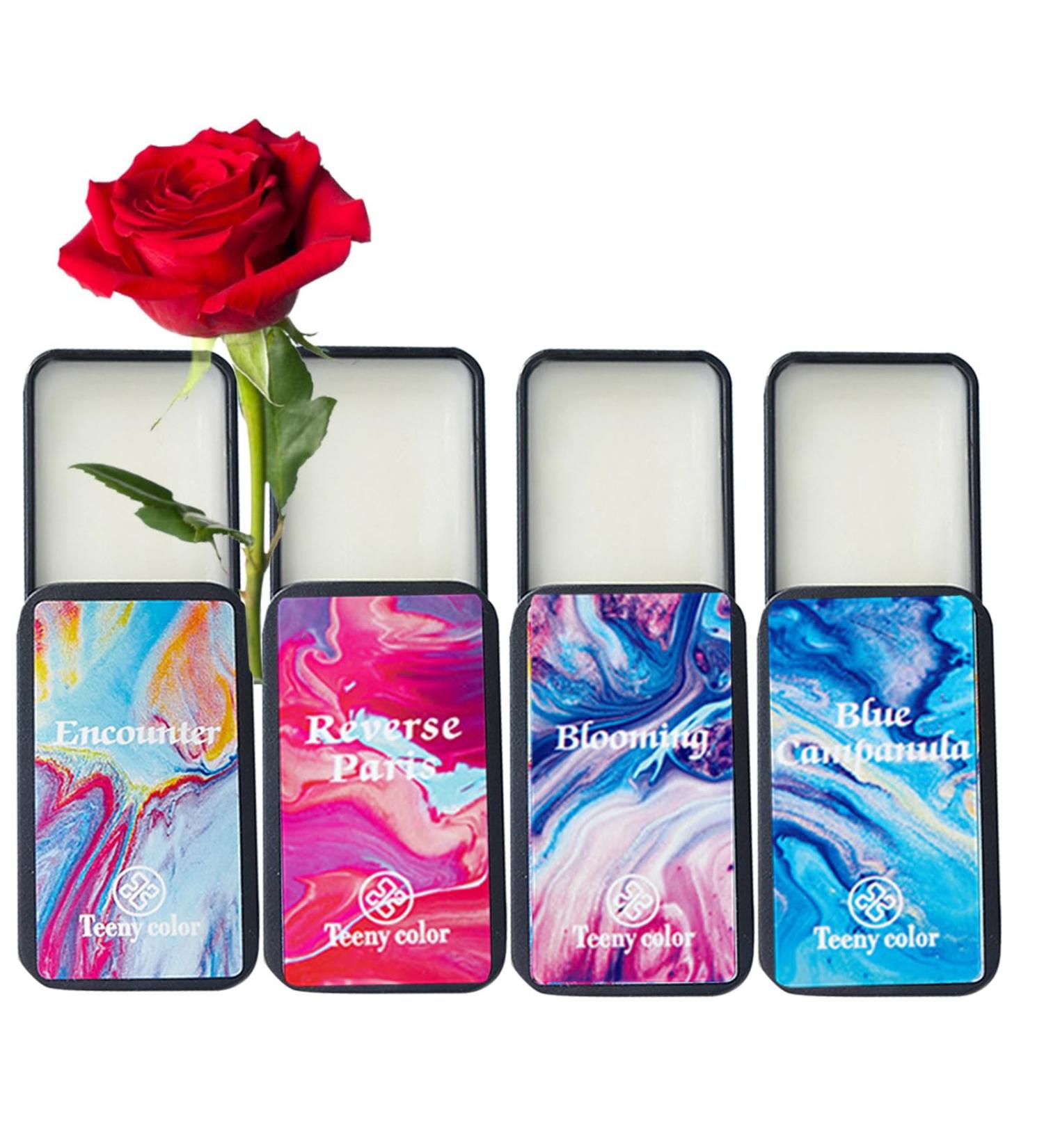 4PCS Solid Balm Sets Solid Perfume Portable Pocket Balm Perfume Perfect for Travel Use Natural Fragrance Parfum for Men and Women (Set A) - Buy Online on SooperMarket.com