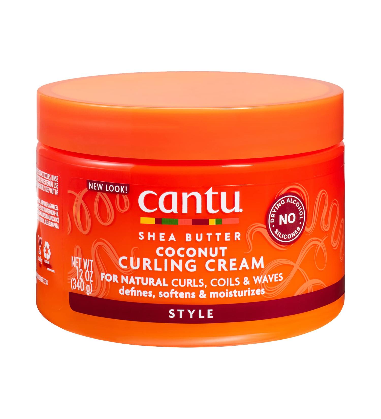 Cantu Coconut Curling Cream 340g (Packaging may vary) Coconut 340 g (Pack of 1)