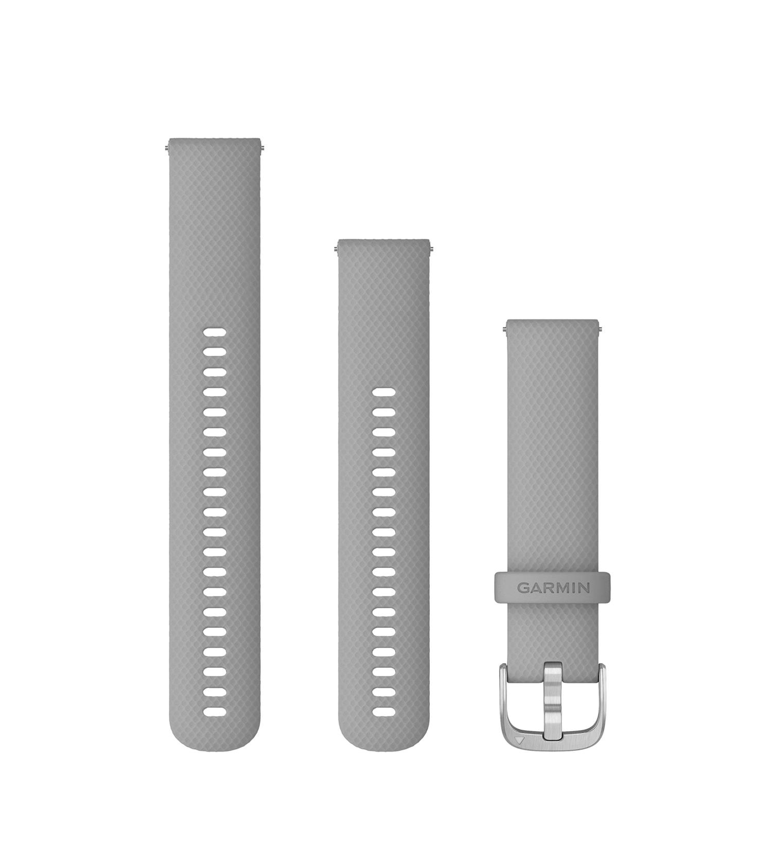 Garmin Quick Release Accessory Band 20 mm- Moss Silicone, Stainless Hardware (010-12924-00)