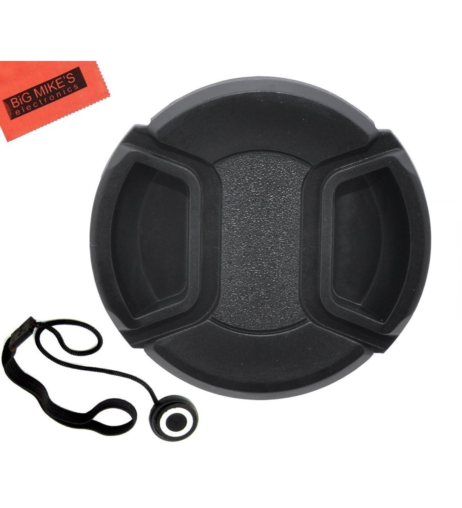 77mm Universal Snap-On Lens Cap for Nikon 24-120mm f/3.5-5.6G ED IF Autofocus VR Nikkor Zoom Lens + Cap Keeper & Cloth - Buy Online on SooperMarket.com
