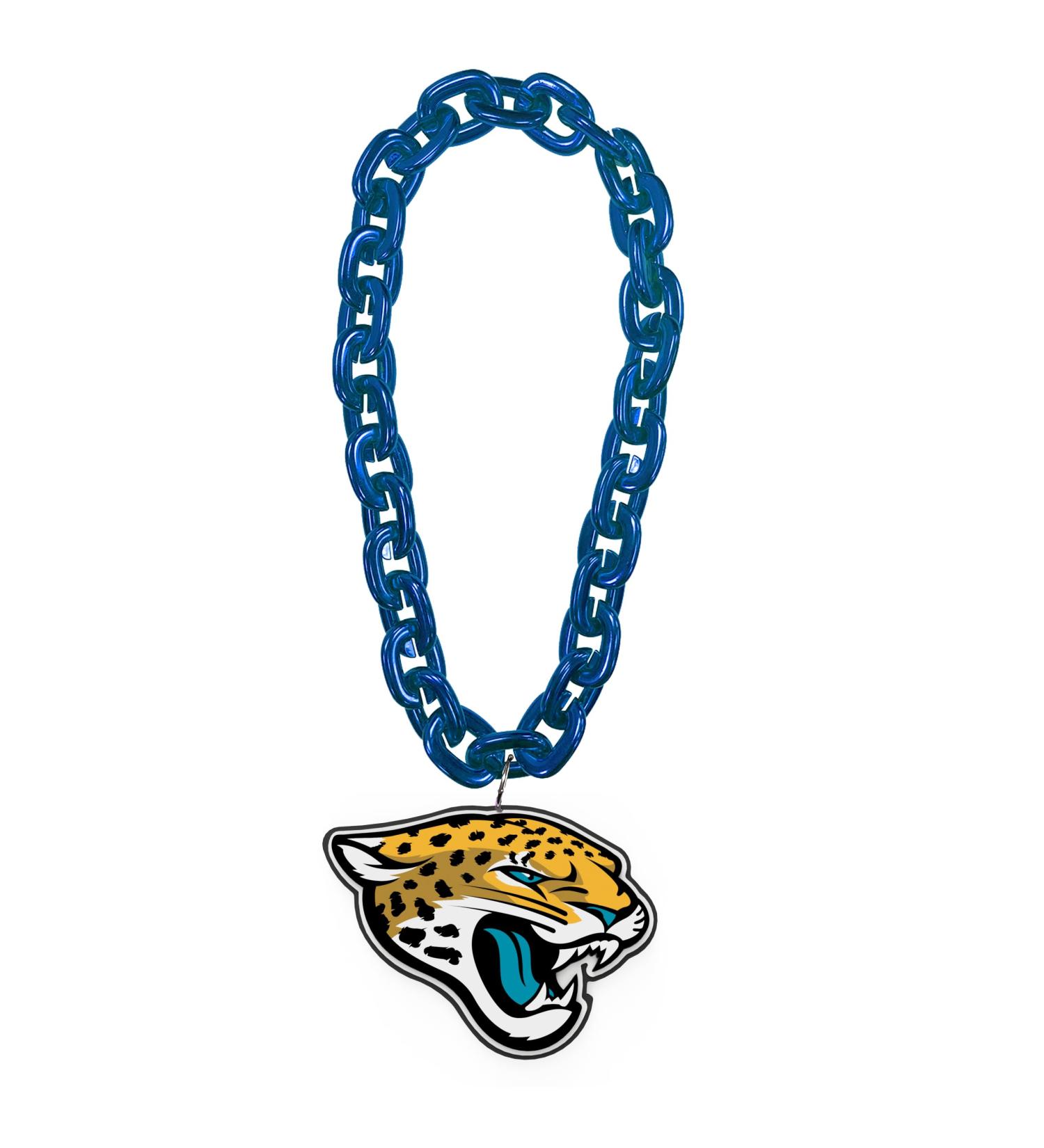 Aminco NFL Jacksonville Jaguars Team Fan Necklace Teal