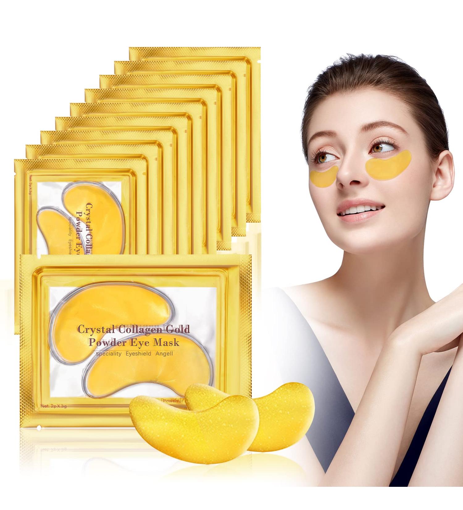 URAQT Under Eye Treatment Masks - 10 Pairs Natural Eye Gel Patches for Wrinkles, Eye Bags, and Dark Circles - Buy Online on SooperMarket.com
