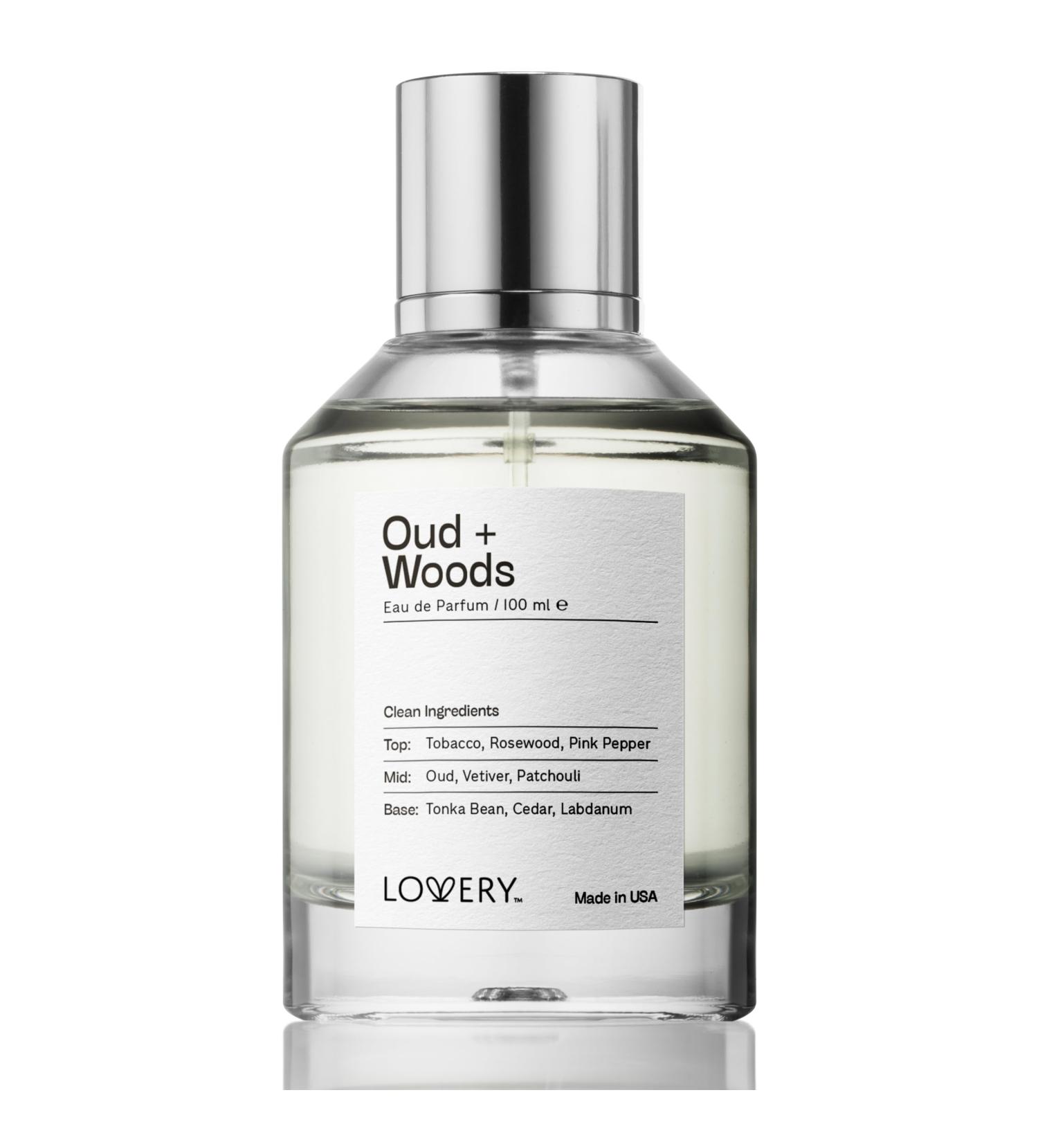 LOVERY Oud Woods Perfume Inspired by T. F.ord Oud Wood Long Lasting Perfume for Women & Men Vegan Clean Fragrane Ingredients 100ml Perfumes for Birthday Gifts for Women Men USA Clean Oud Woods - Buy Online on SooperMarket.com