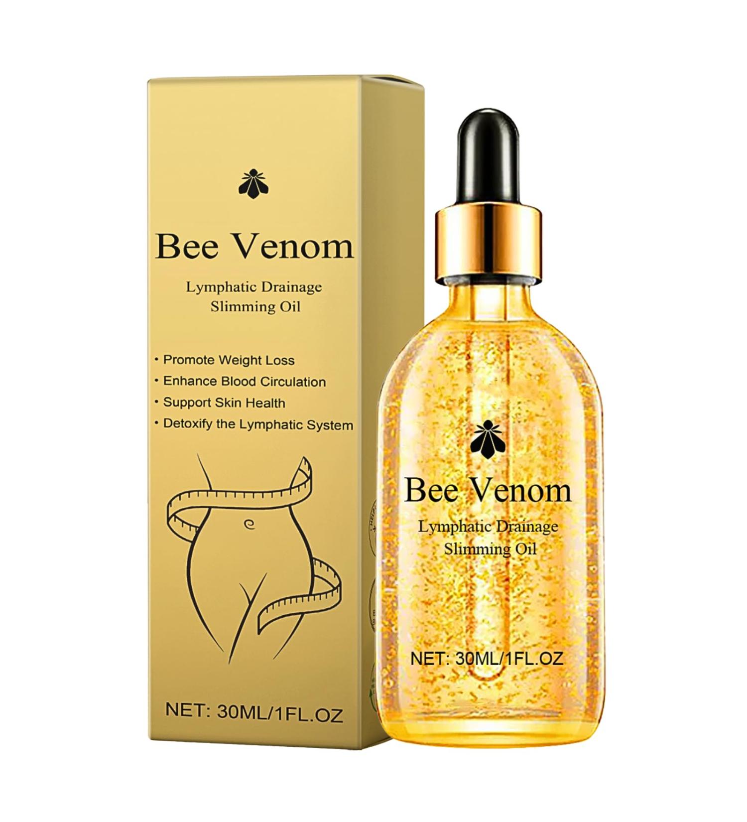 Bee Venom Slimming Oil Bee Venom Drops Bee Venom Intestinal Detox Belly Button Drops Bee Venom Belly Button Drops Bee Venom Oil Bee Venom Lymphatic Drainage Oil Tightening & Shaping Curve Body 2 - Buy Online on SooperMarket.com