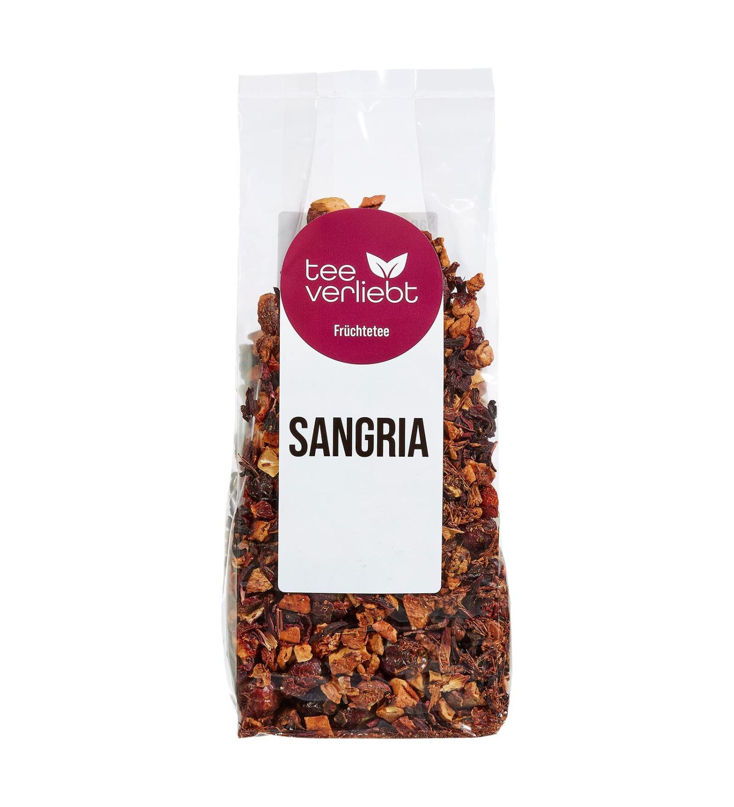 Tea in Love - Loose Fruit Tea Sangria 200g | Flavored Tea Mix with Orange-Rum Taste | Perfect Sangria Base | High-Quality Loose Tea - Buy Online on SooperMarket.com