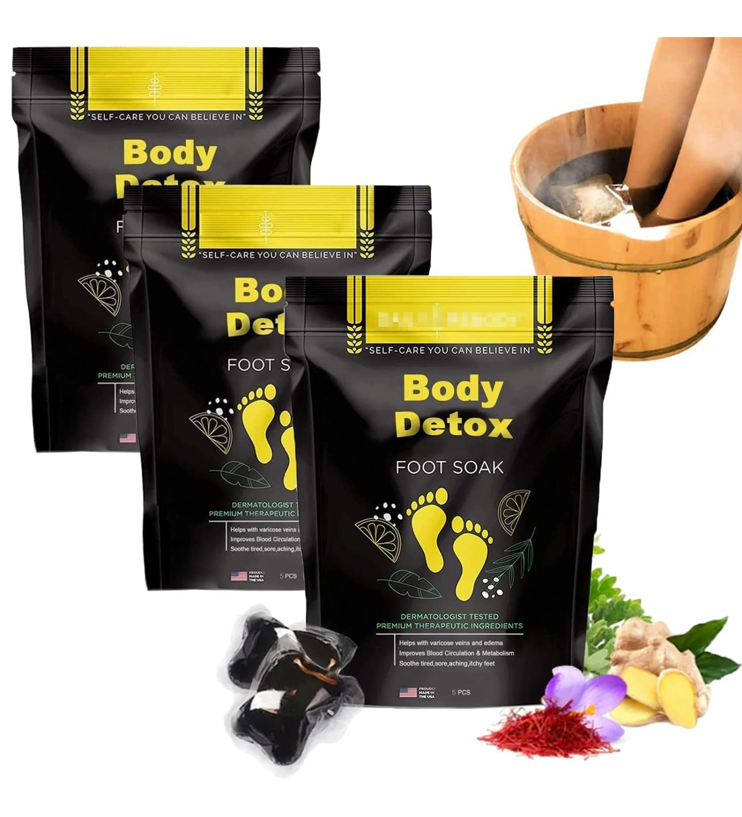 Herbal Detox Foot Soak Beads for Body Cleansing - 15 Pcs (3 Boxes) for Men and Women - Buy Online on SooperMarket.com