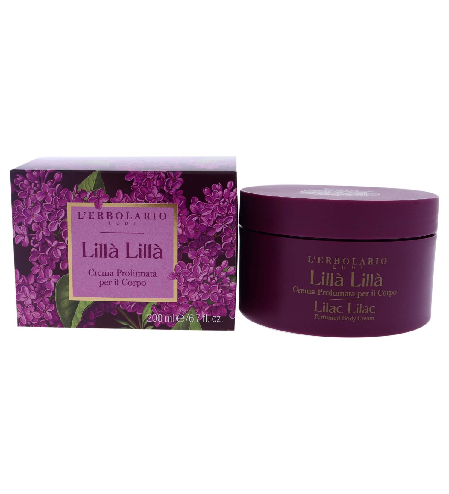 L'Erbolario Lilac Lilac Perfumed Body Cream - Leaves Skin Protected  Moisturized And Well Nourished - Enchanting Perfume Scent - Paraben Free - Made With Flowers  Plants And Fruit Extract - 6.7 Oz