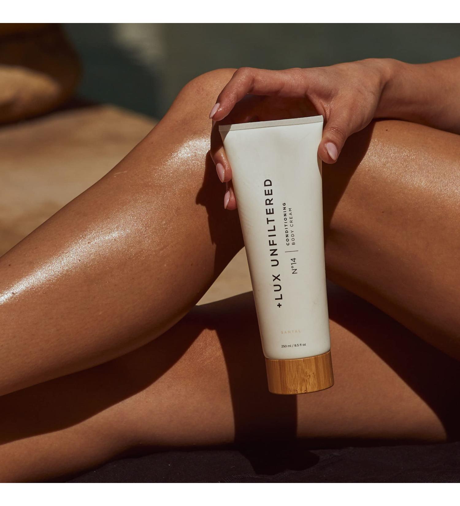 Lux Unfiltered N 14 Santal Conditioning Body Cream - Vegan & Cruelty-Free Daily Hydrating Moisturizer for Dry Skin - Gluten-Free with Skincare Benefits - Ultra Moisturizing Body Lotion - Buy Online on SooperMarket.com