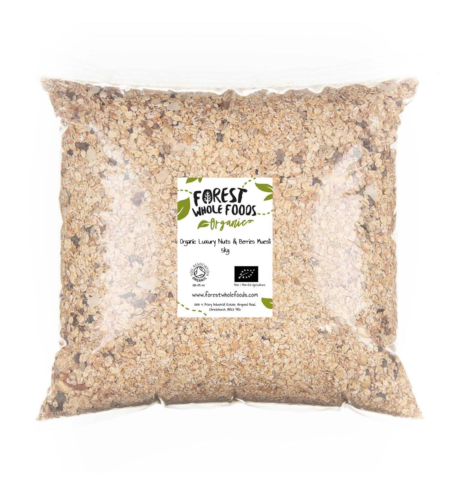 Organic Luxury Nuts & Berries Muesli - Forest Whole Foods (5kg) - Buy Online on SooperMarket.com