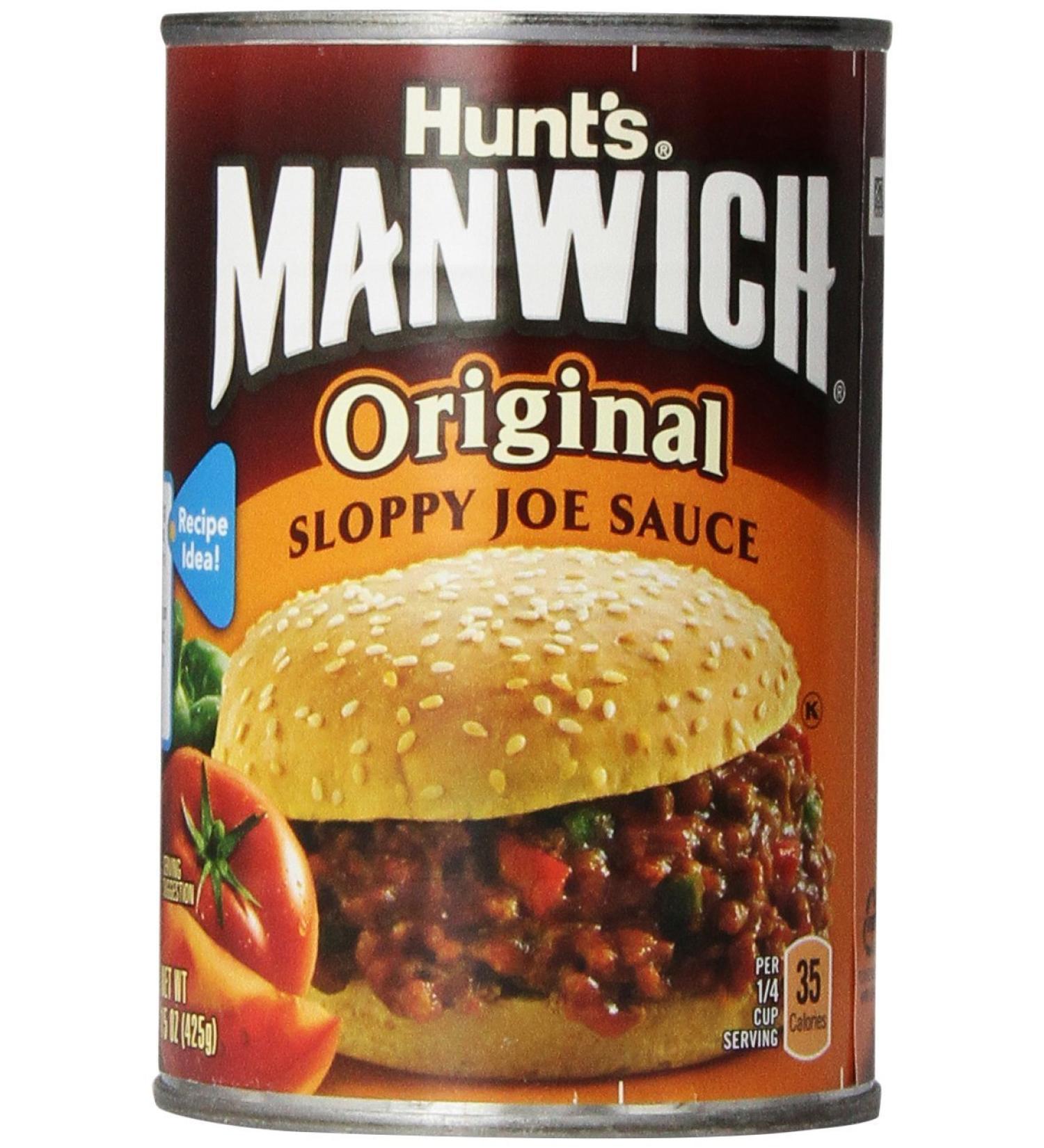 Hunt's Manwich Sloppy Joe Sauce Original 15 Oz - Pack of 3 - Buy Online on SooperMarket.com