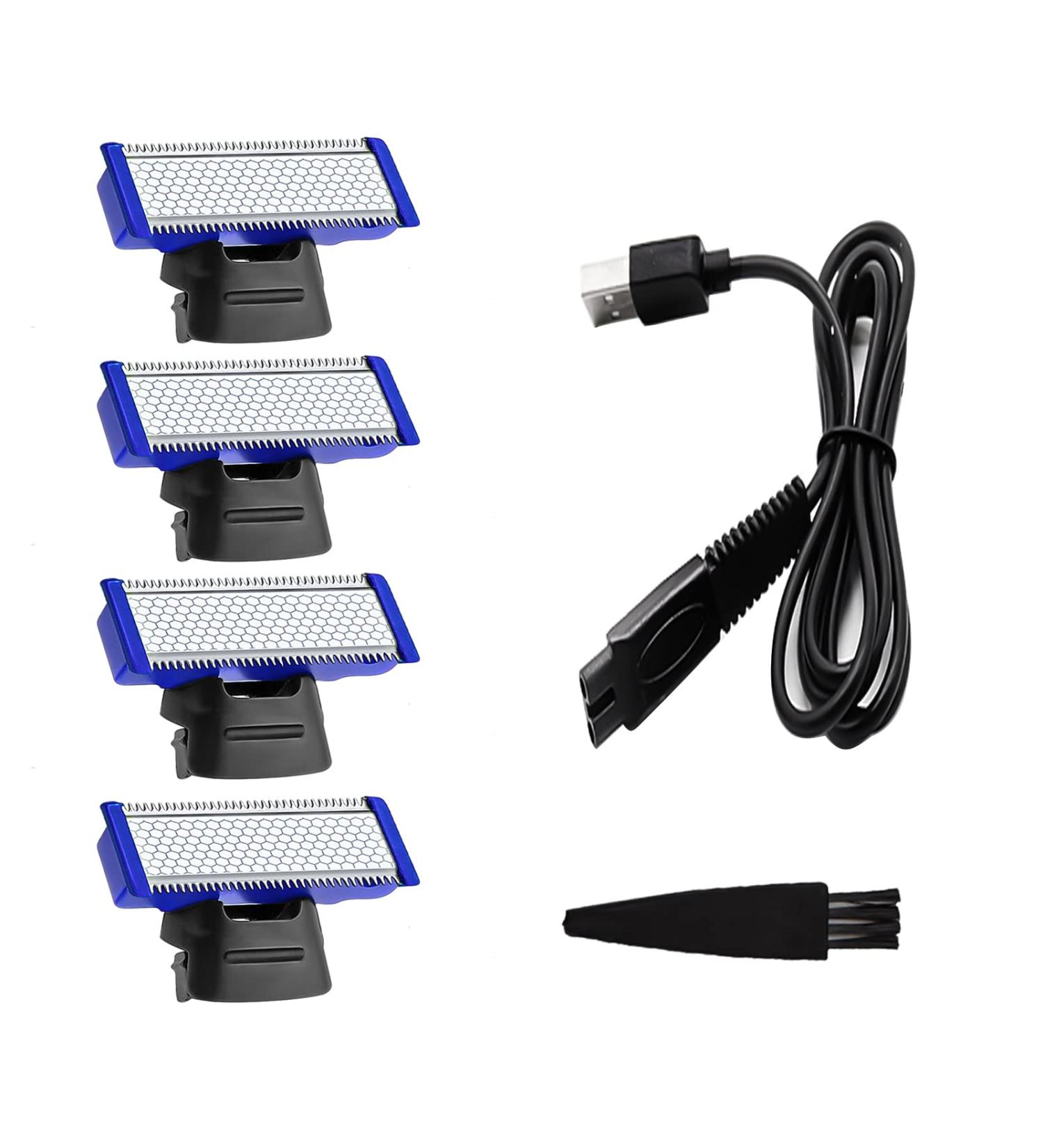 4PCS Replacement Blades for Microtouch Solo Trimmer - Old Version Solo Rechargeable Shaver Refills - Buy Online on SooperMarket.com