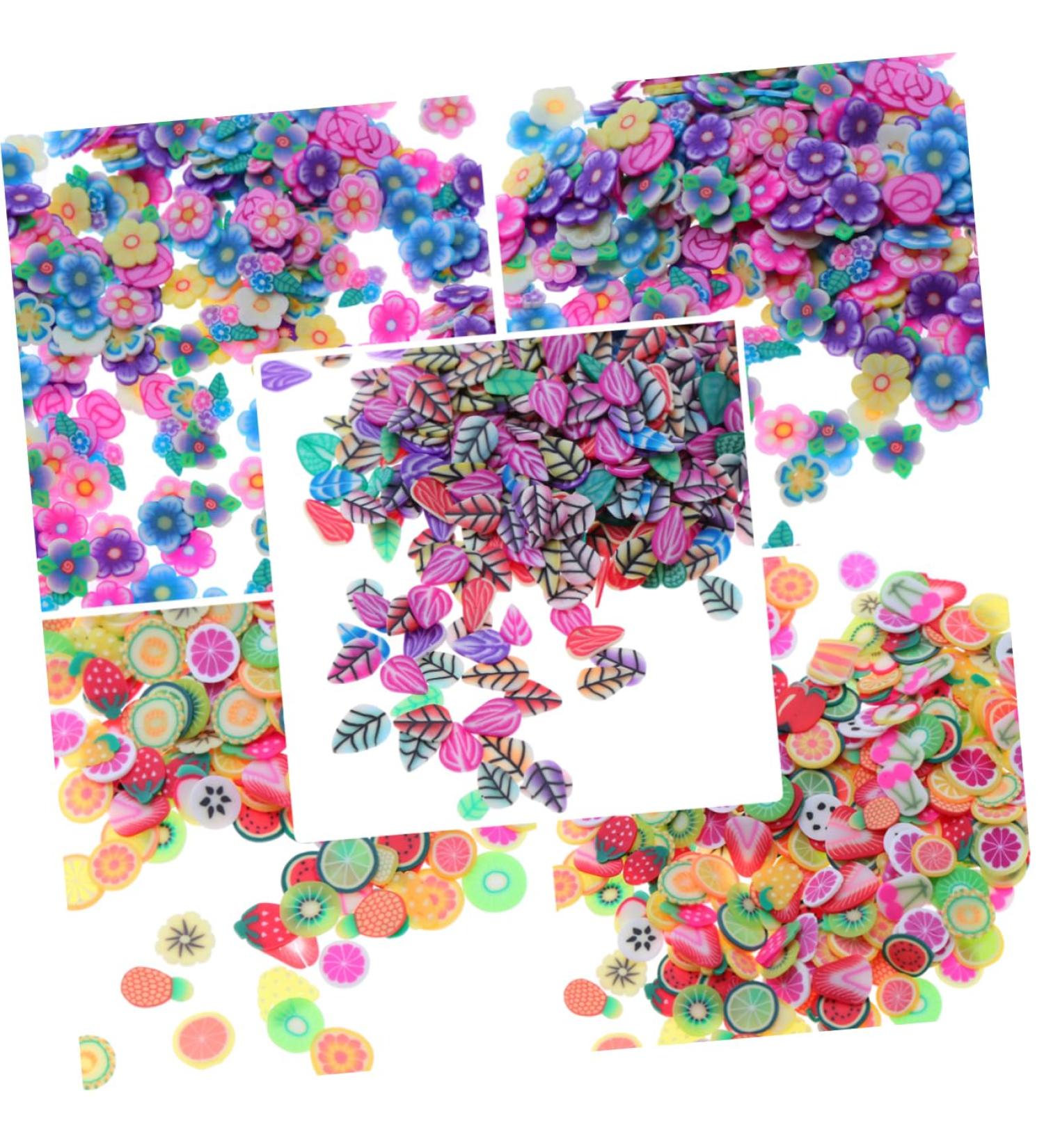 Beavorty 3 Packs Fruit Slices for Nail Art Nail Art Decoration Clay Slices Nail Art Slices Crystal Mud - Buy Online on SooperMarket.com
