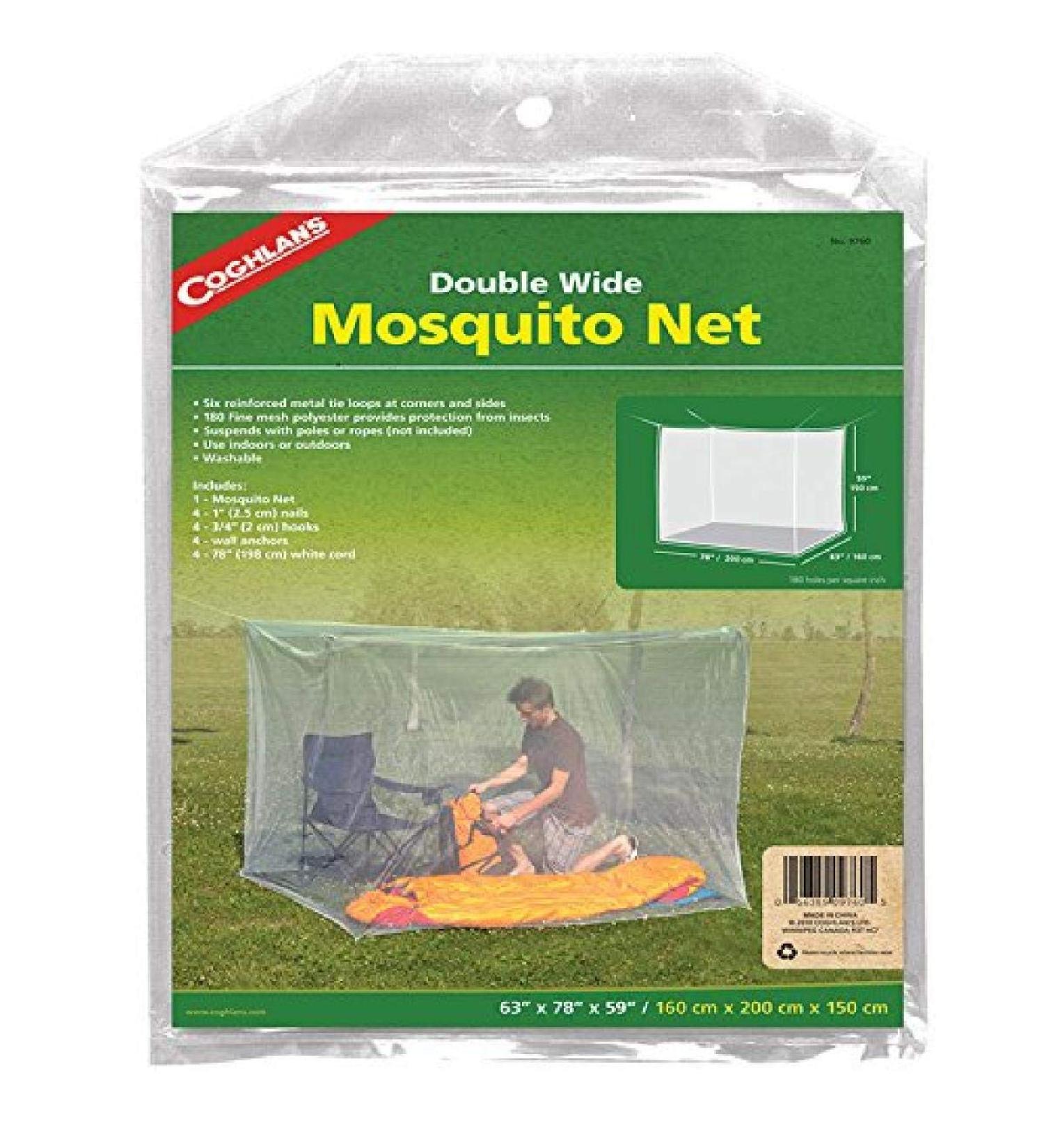 Coghlan's Rectangular Mosquito Net Double 180