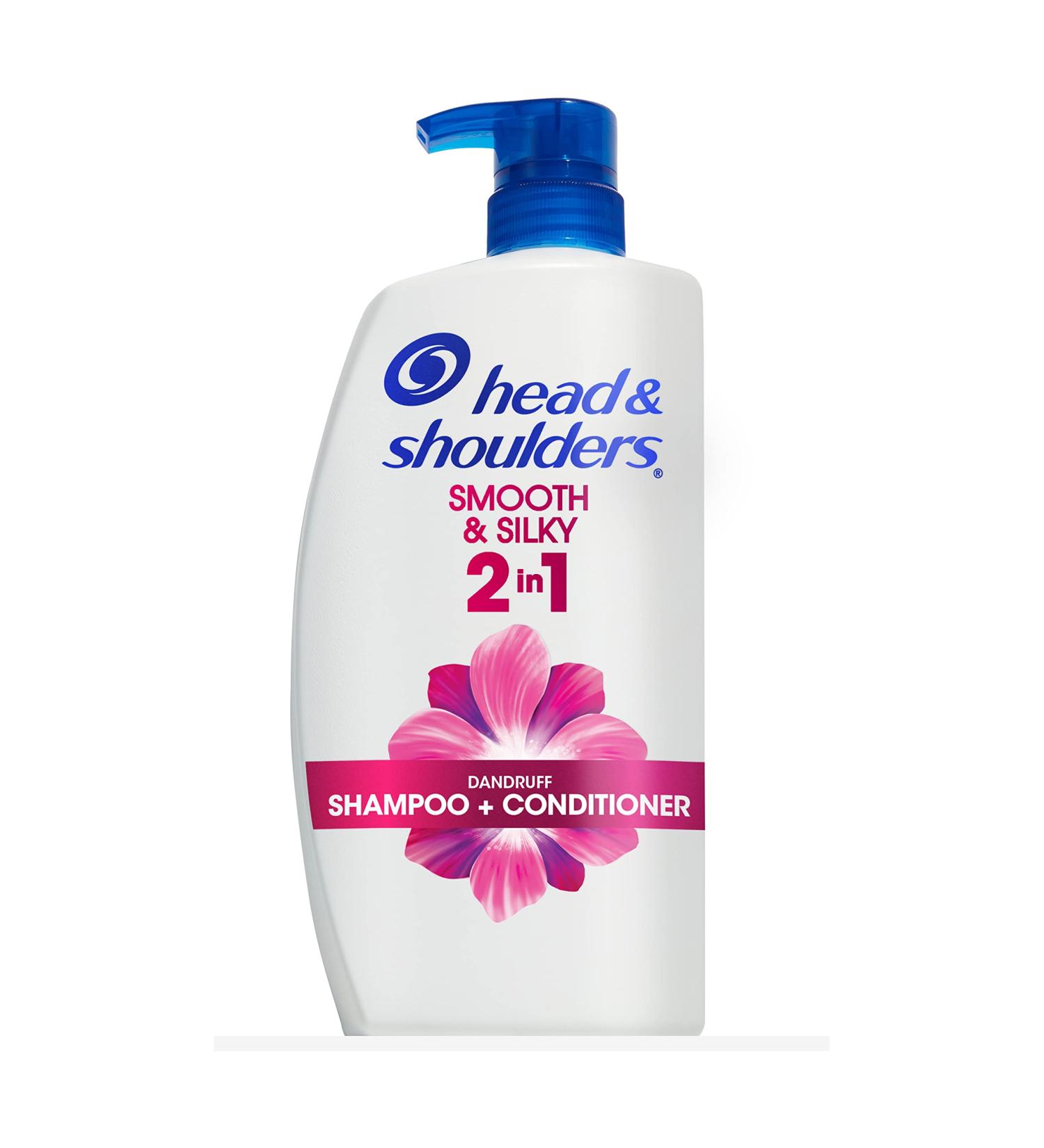 Head & Shoulders Smooth & Silky 2in1 Dandruff Shampoo and Conditioner 31.4 Fluid Ounce