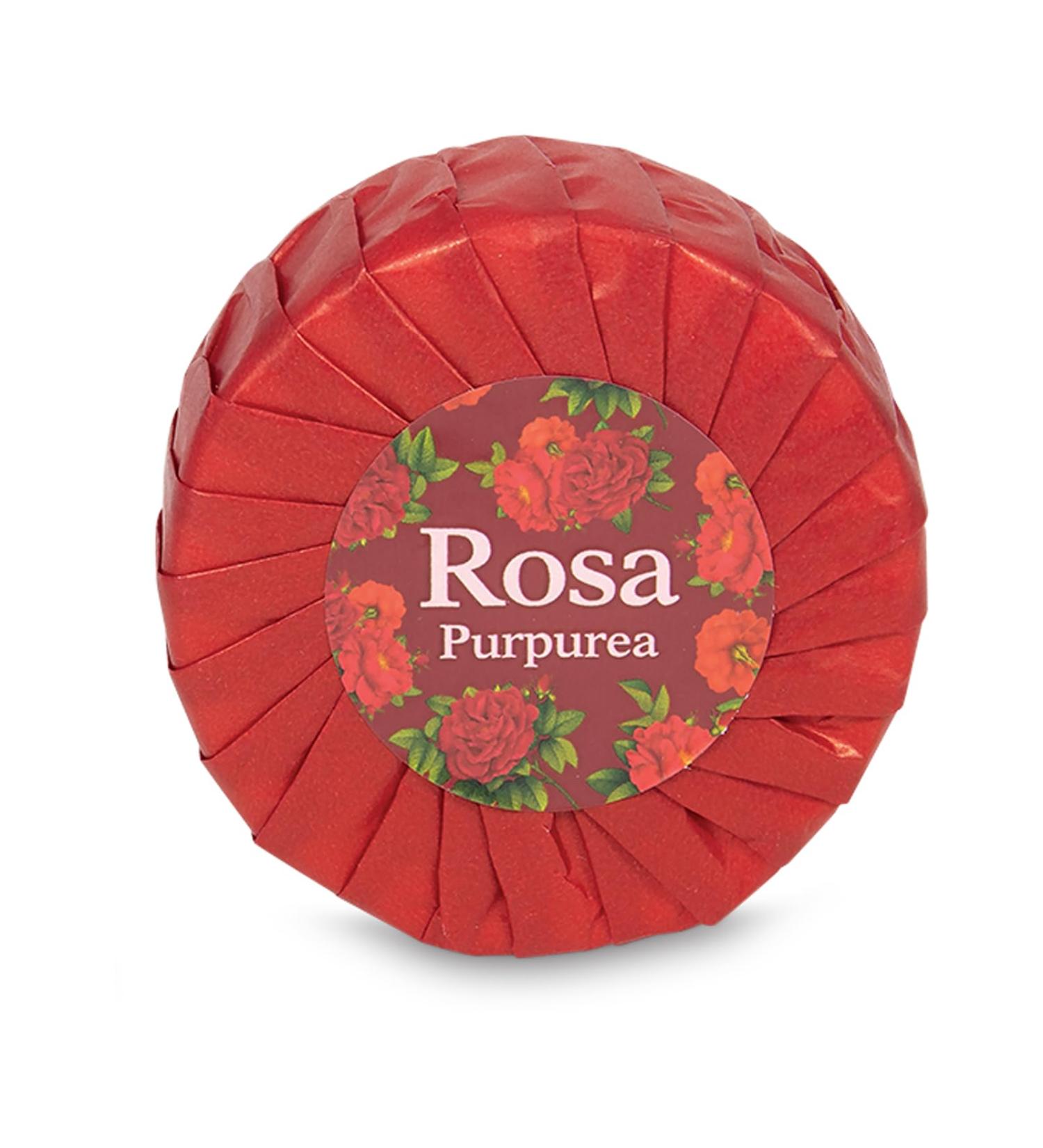 LErbolario Perfumed Soap Purple Rose 3.5 oz - Bar Soap - With Gallic Rose - With Oat Oil - Moisturizing and Nourishing - Cruelty-Free