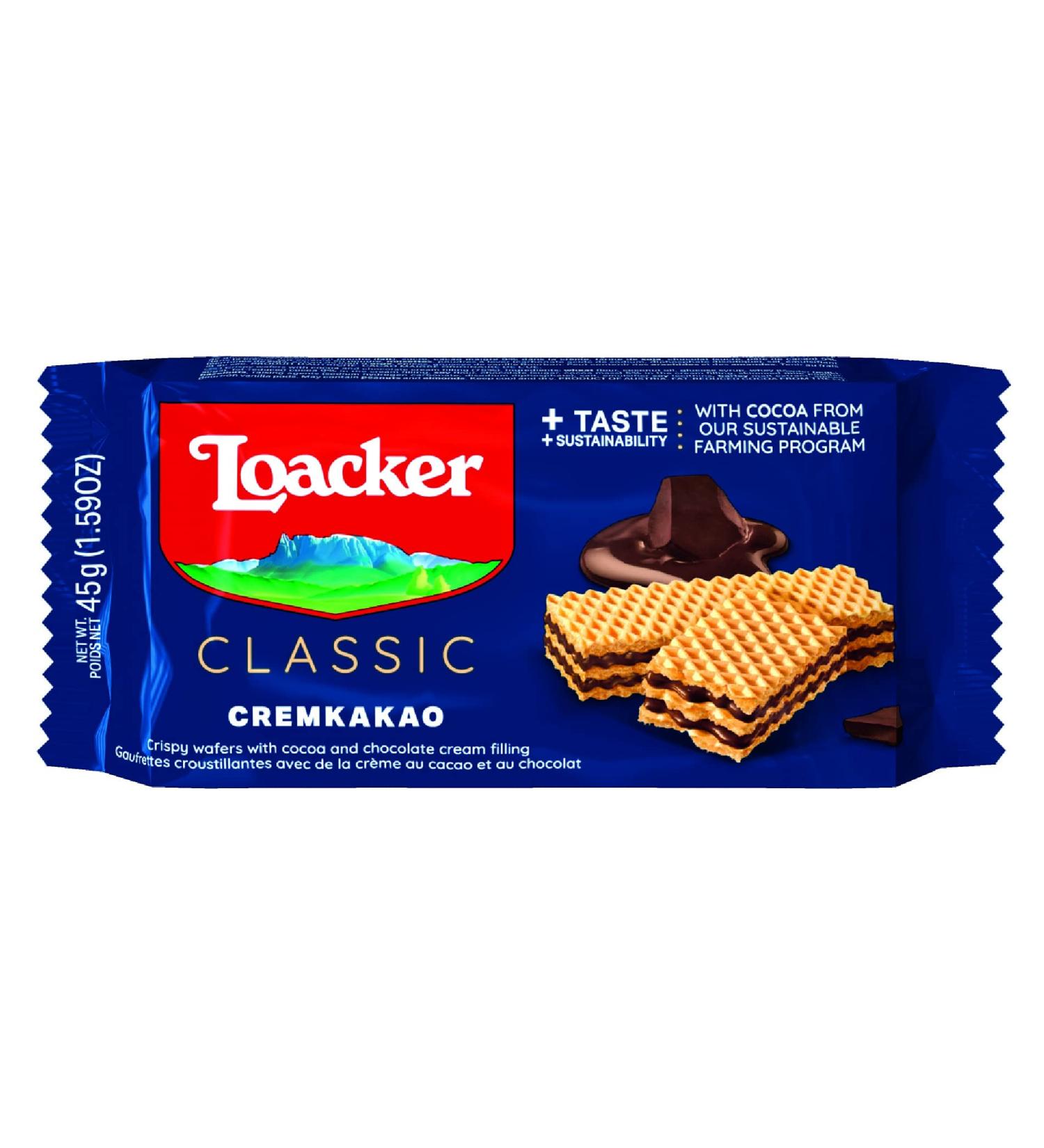 Loacker Cremkakao Wafer 45 g