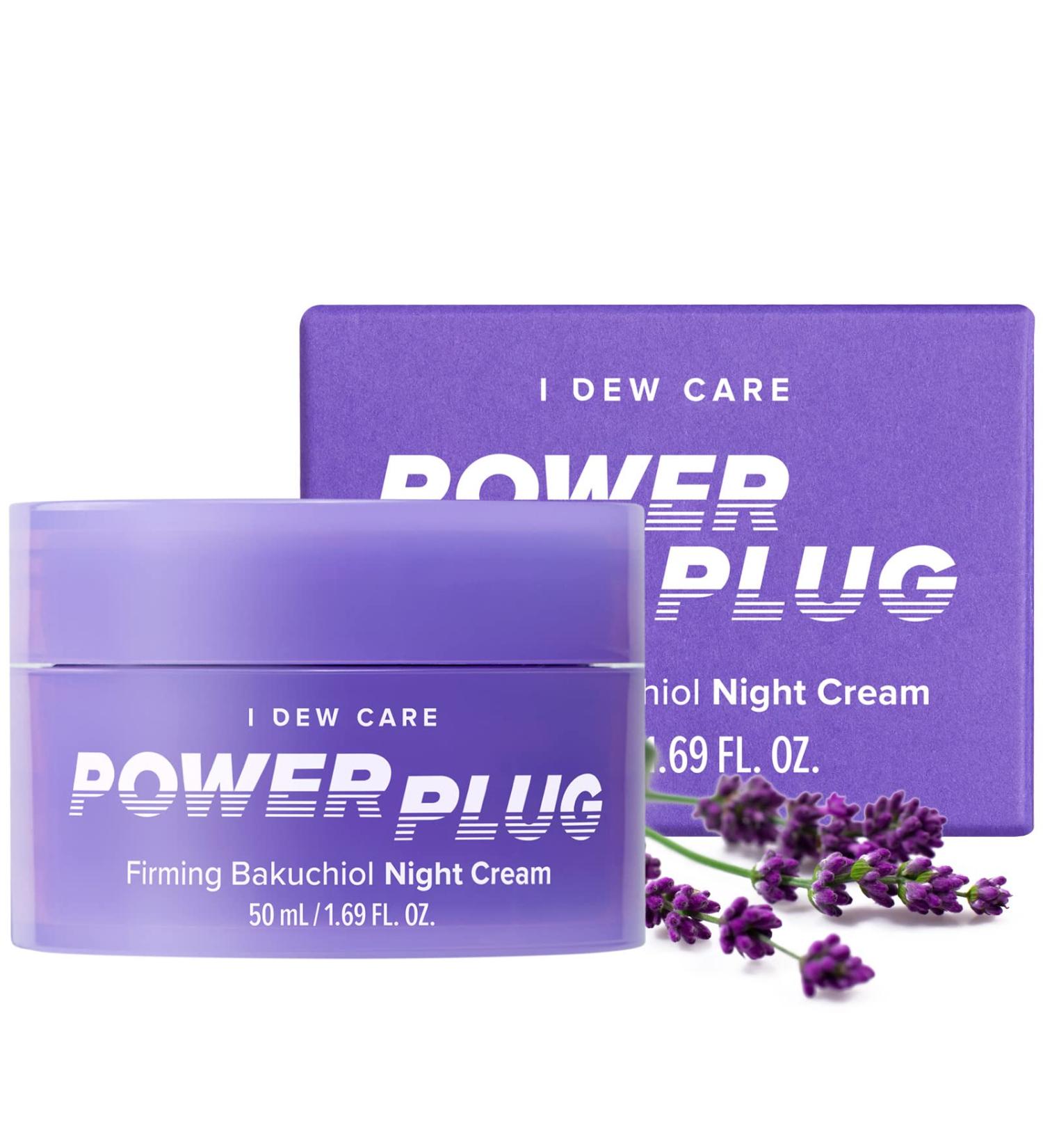 I DEW CARE Night Cream - Power Plug | Bakuchiol & Collagen Rich Moisturizer - 1.69 Fl Oz - Buy Online on SooperMarket.com