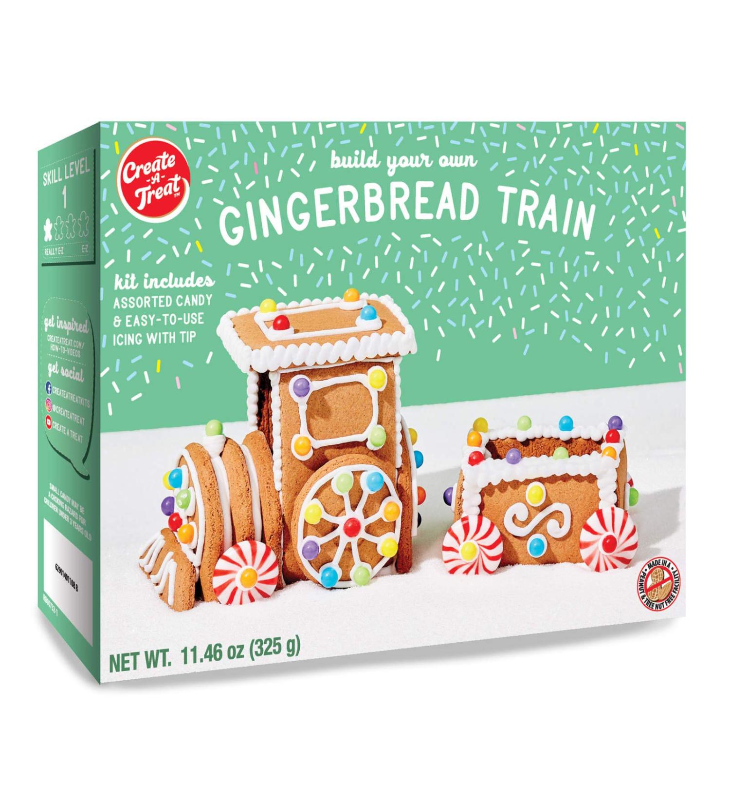 Train Gingerbread Holiday Cookie Kit - Festive DIY Baking Fun - 11.46 oz - Buy Online on SooperMarket.com
