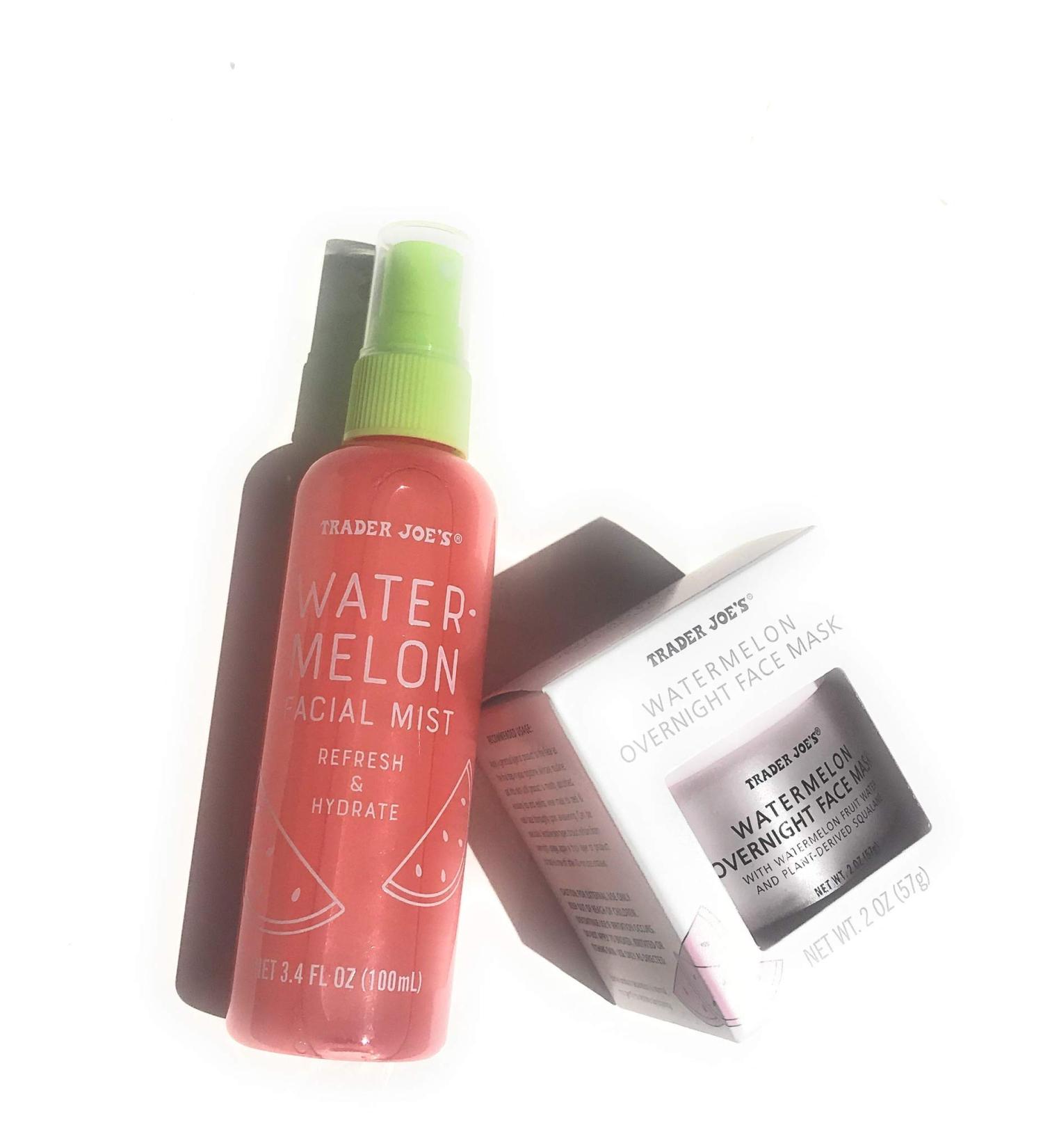 Trader Joe's Watermelon Mask & Facial Mist Set | Refreshing Skincare for Radiant Skin - International Shipping - Buy Online on SooperMarket.com