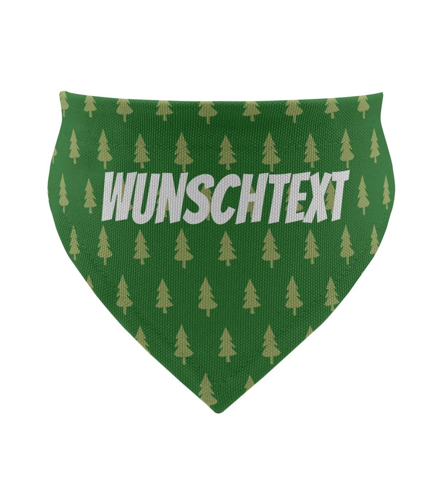Buy printplanet Dog Scarf with Custom Name - Trees Green Design - Medium Size for Stylish Pets - Buy Online on SooperMarket.com