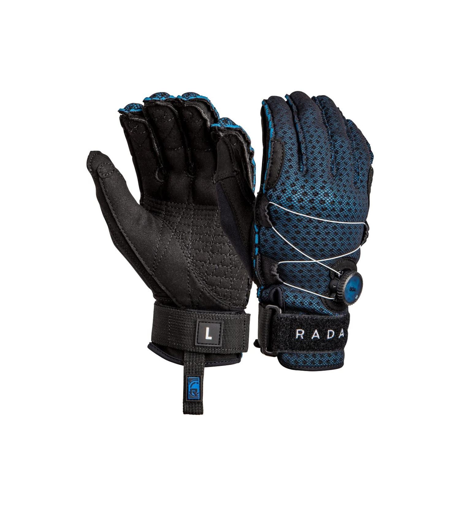 Radar Vapor-A Boa Waterski Glove - Black/True Blue, X-Large - Buy Online on SooperMarket.com