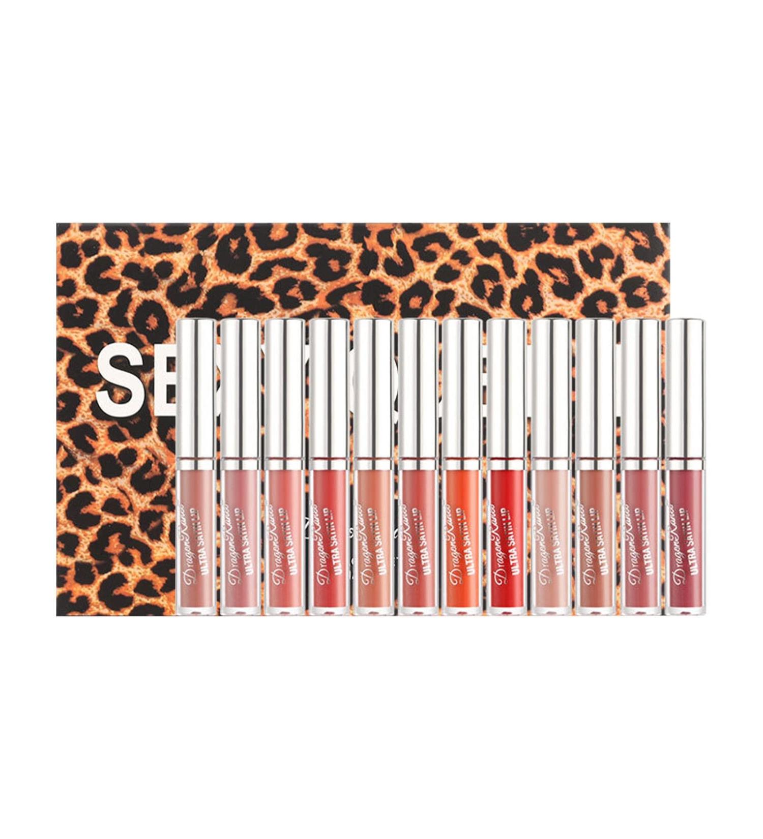 12 Colors Matte Ink Lipstick Set - Moisturizing Multi-Color Durable Matte Lipstick for Ultimate Lip Care - Buy Online on SooperMarket.com