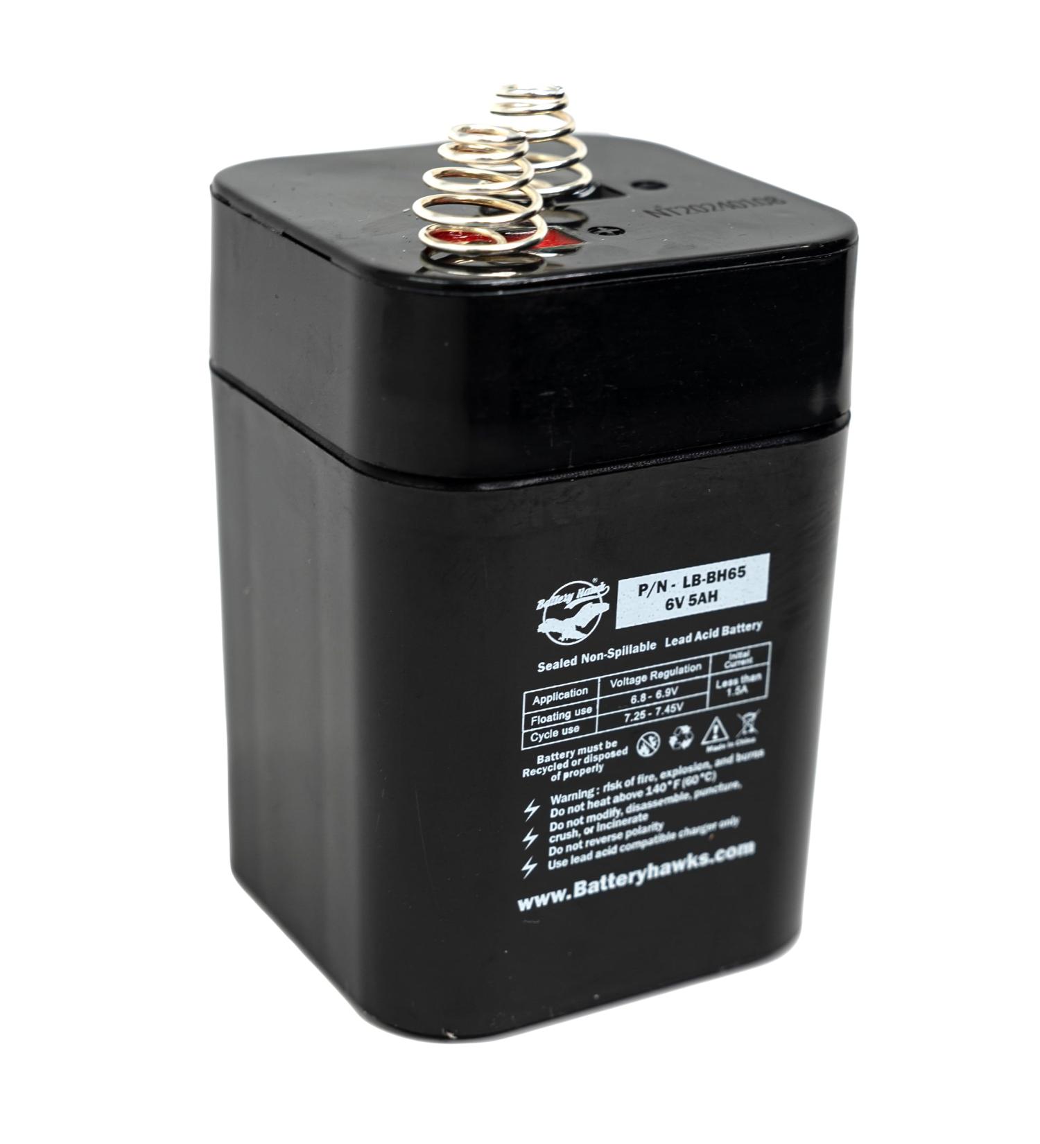 6V 5AH SLA Battery - UB650 PS-650L PC640L DG6-4 for Lantern & Flashlight | International Shipping Available - Buy Online on SooperMarket.com