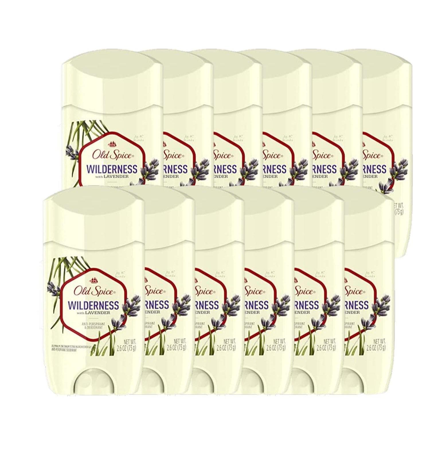 Old Spice Antiperspirant Deodorant for Men Wilderness With Lavender Inspired By Nature Invisible Solid 2.6 Ounce (Pack of 12) - Buy Online on SooperMarket.com